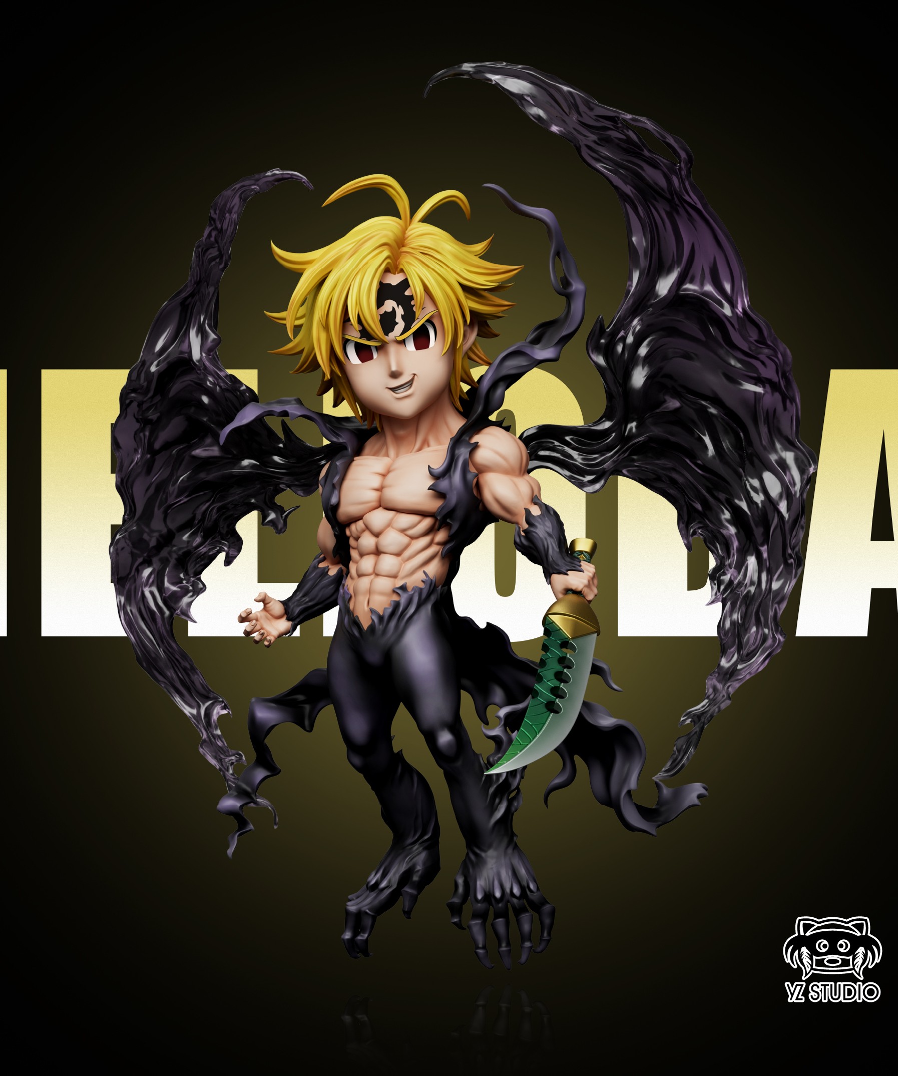 【預購】七大罪 日漫全明星系列第13彈 殲滅模式-梅利奧達斯 X Yz+Power1