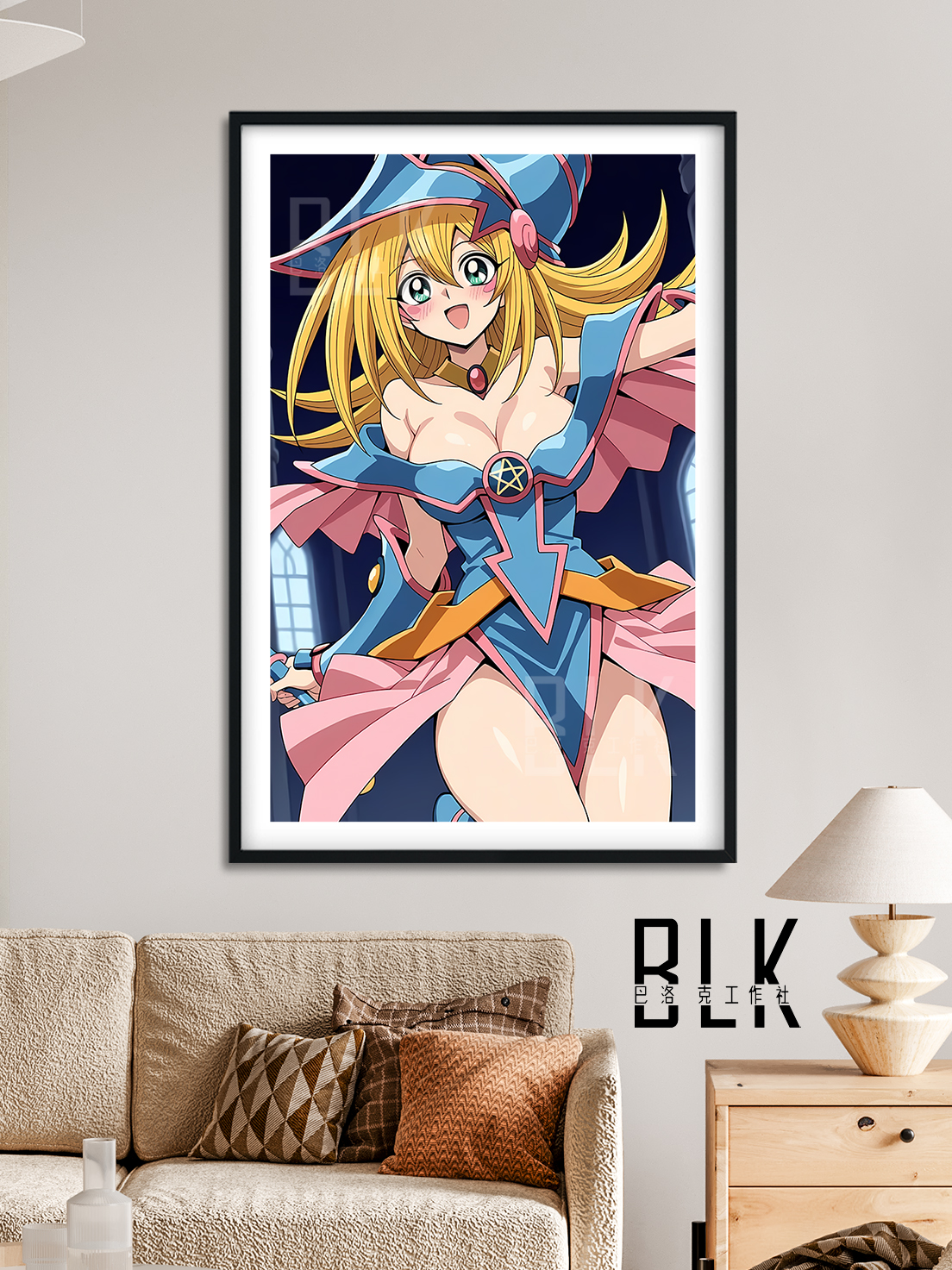 【預購】遊戲王《可愛魔導女孩》裝飾畫&冰箱貼 X 巴洛克工作室2