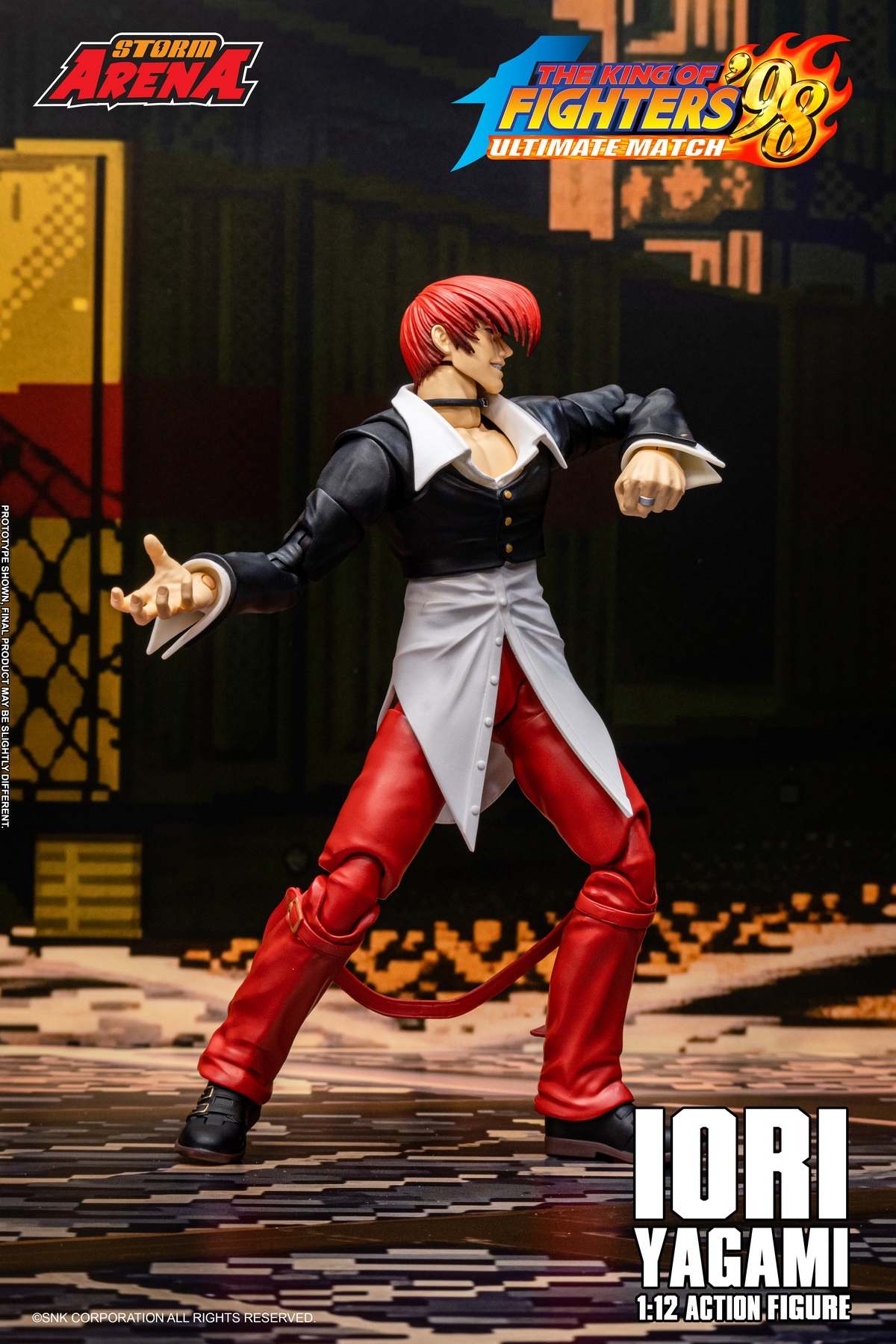 【售罄展示追加請私訊客服@toystationtw】拳皇98UM IORI YAGAMI 八神庵 KFSA04 X Storm Collectibles12