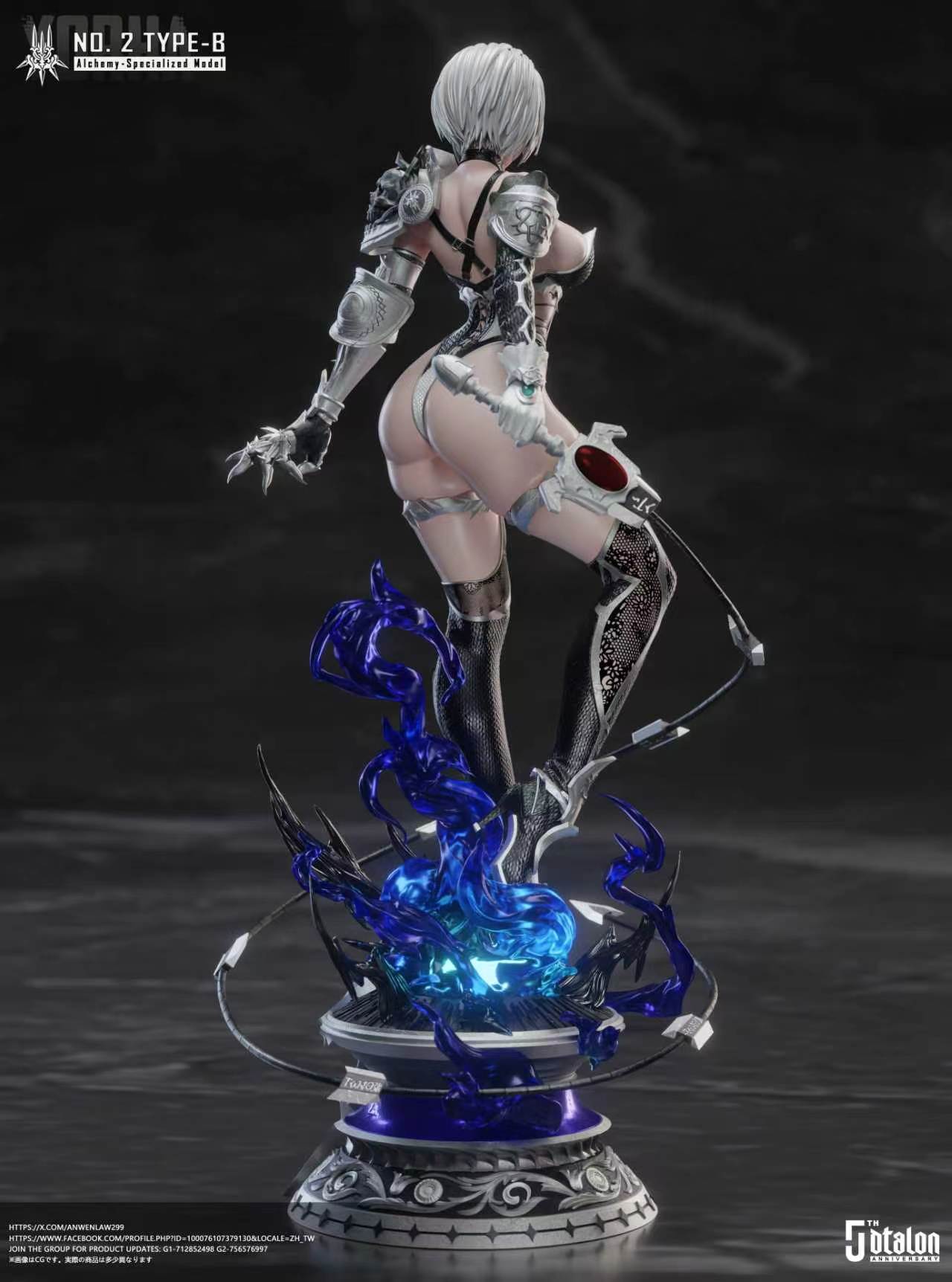 【預購】尼爾:自動人形 特異象限系列 寄葉2號B型 煉金特化裝備 X Dtalon Production 5周年紀念6