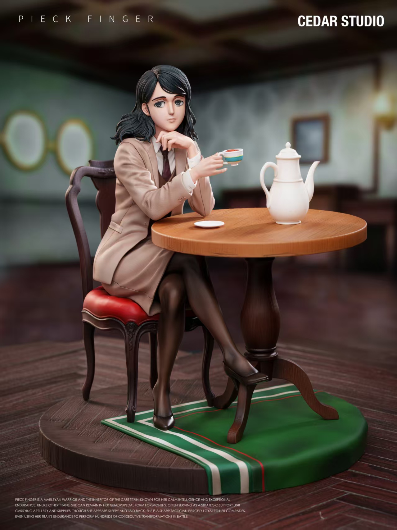 【售罄展示追加請私訊客服@toystationtw】進擊的巨人-喝茶皮克 X Cedar-Studio14