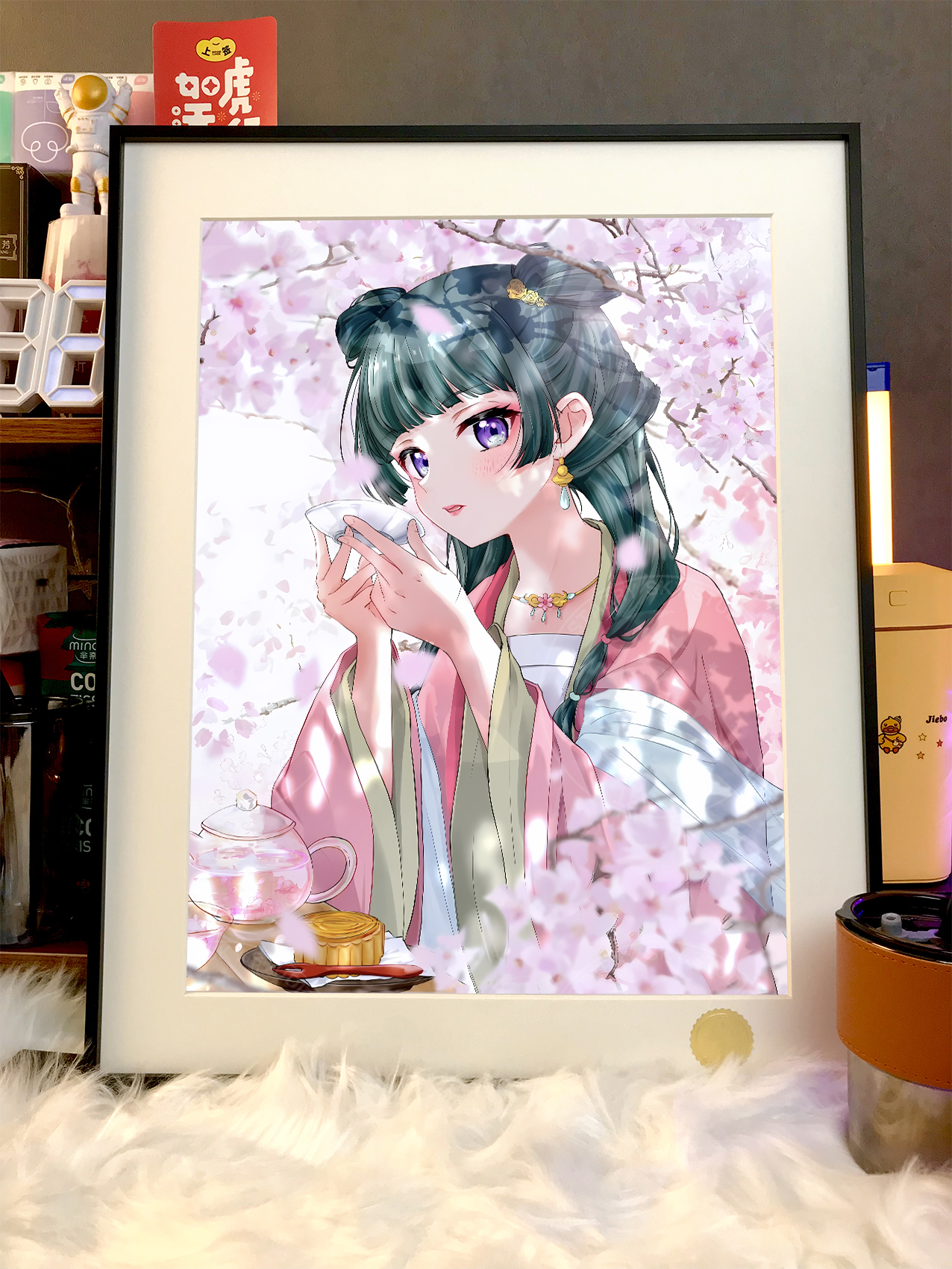 【預購】藥屋少女《櫻花貓貓》動漫裝飾畫 X 星空工作室4
