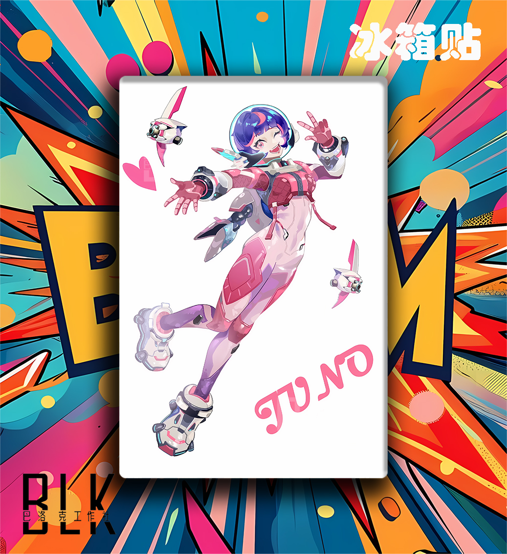 【預購】守望先鋒《朱諾》動漫裝飾畫&冰箱貼 X 巴洛克工作室3