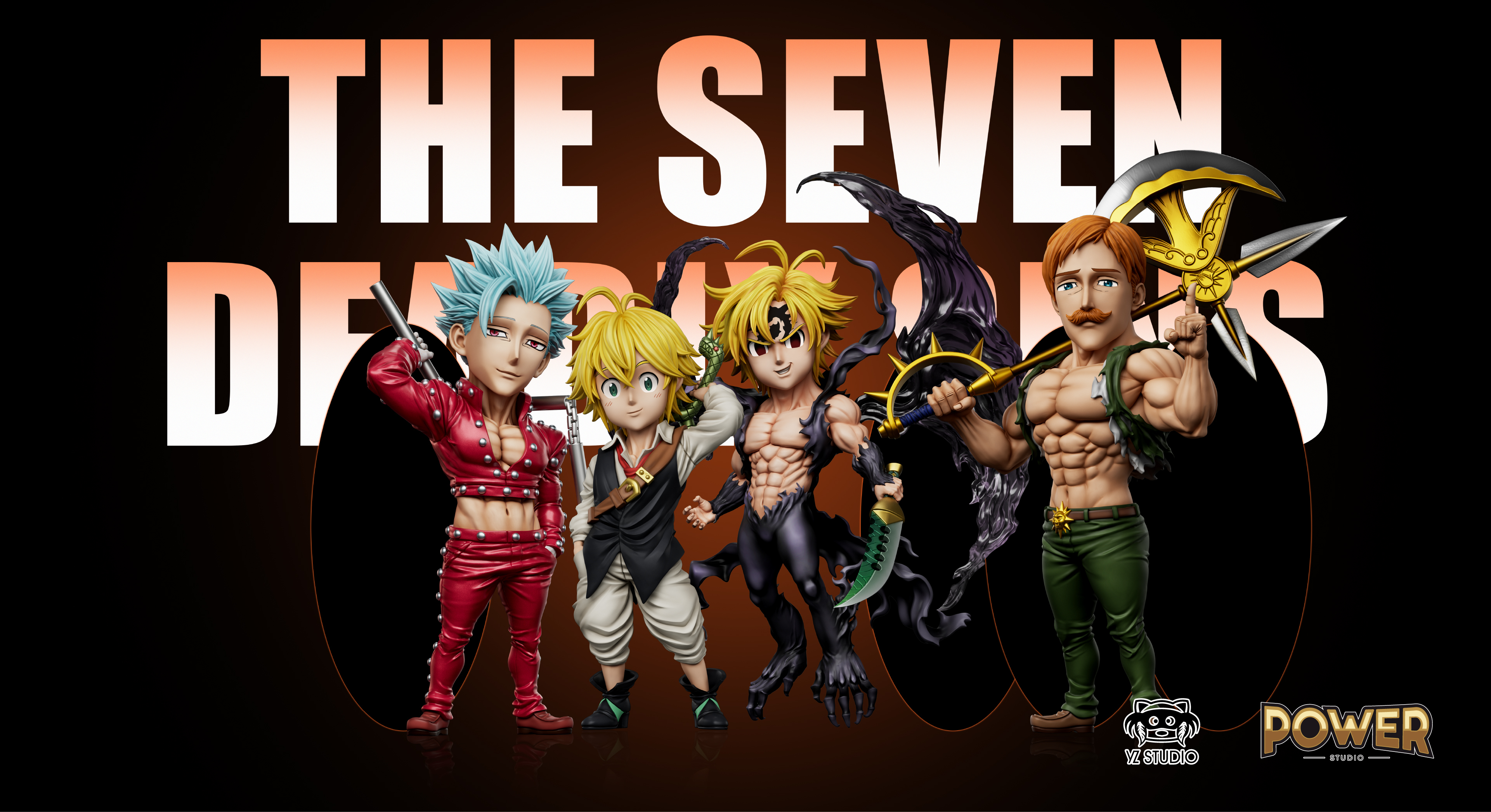 【預購】七大罪 日漫全明星系列第13彈 殲滅模式-梅利奧達斯 X Yz+Power4