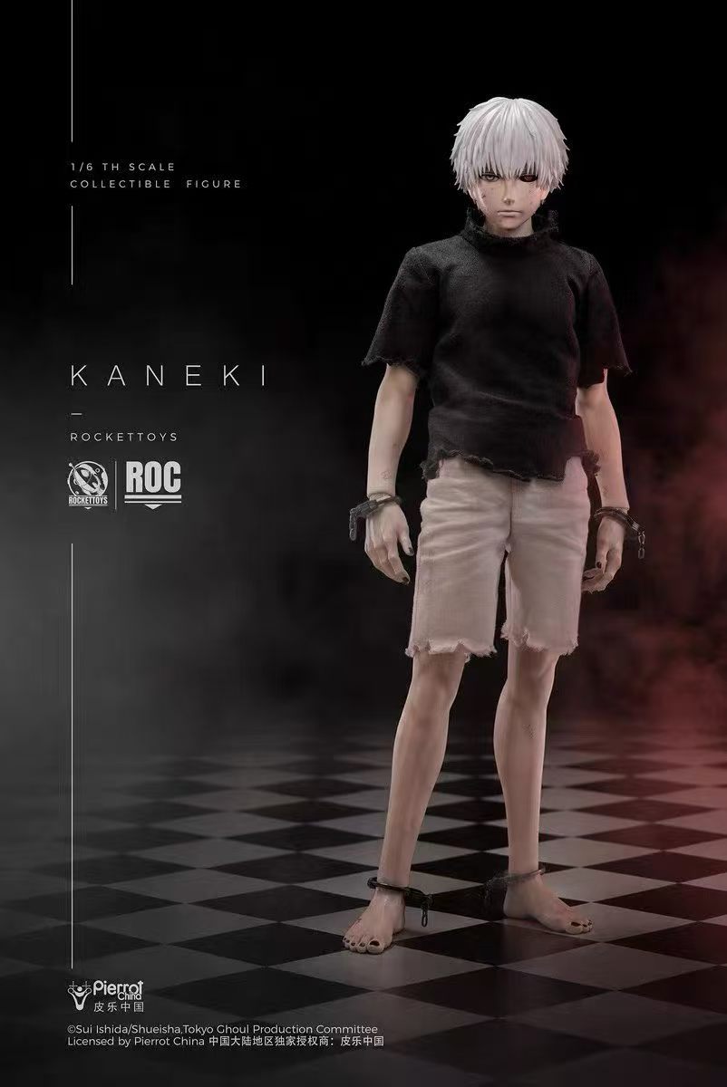 【售罄展示追加請私訊客服@toystationtw】東京喰種 1/6可動人偶 覺醒Ver. ROC-024 金木研 X Rocket Toys+皮樂中國 正版授權9