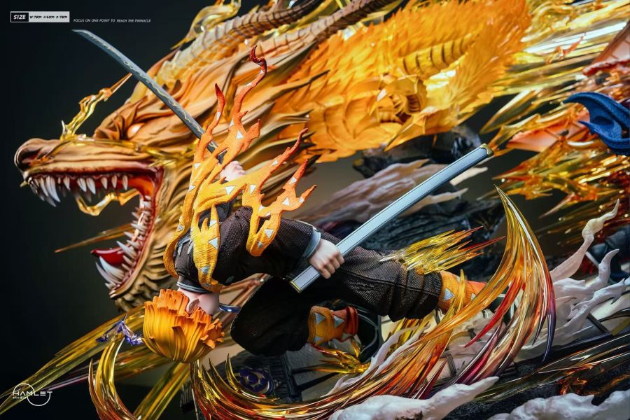 【現貨秒發】鬼滅之刃 私定限量雕像 火雷神-善逸 X Hamlet工作室8