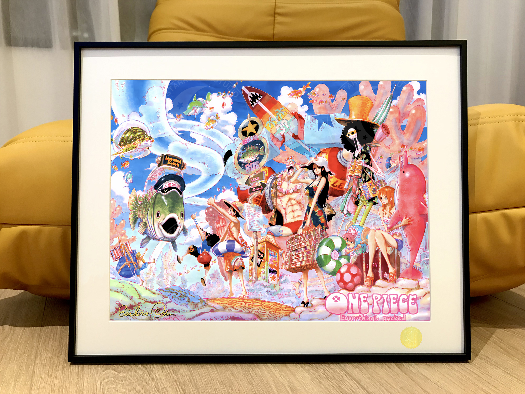 【預購】海賊王《魚人島出行》動漫裝飾畫 X 星空工作室3