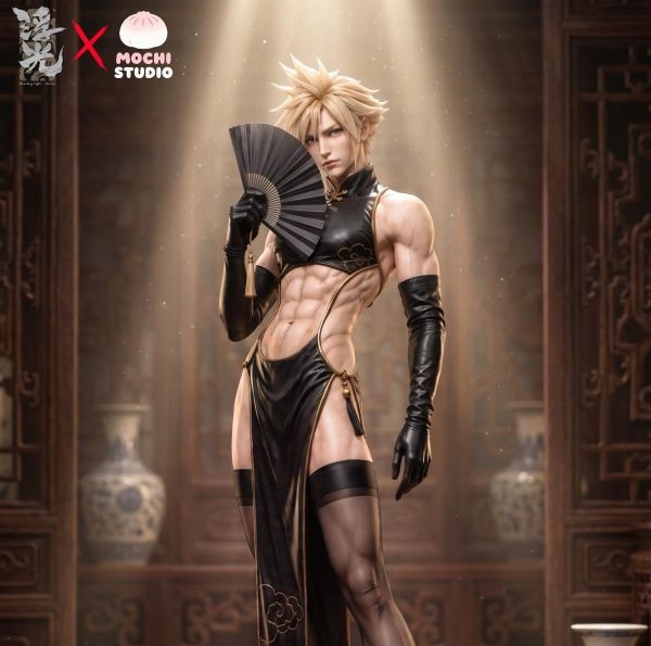 【預購】最終幻想 旗袍美男子cos系列001 克勞德 X 浮光+MOCHI麻薯1