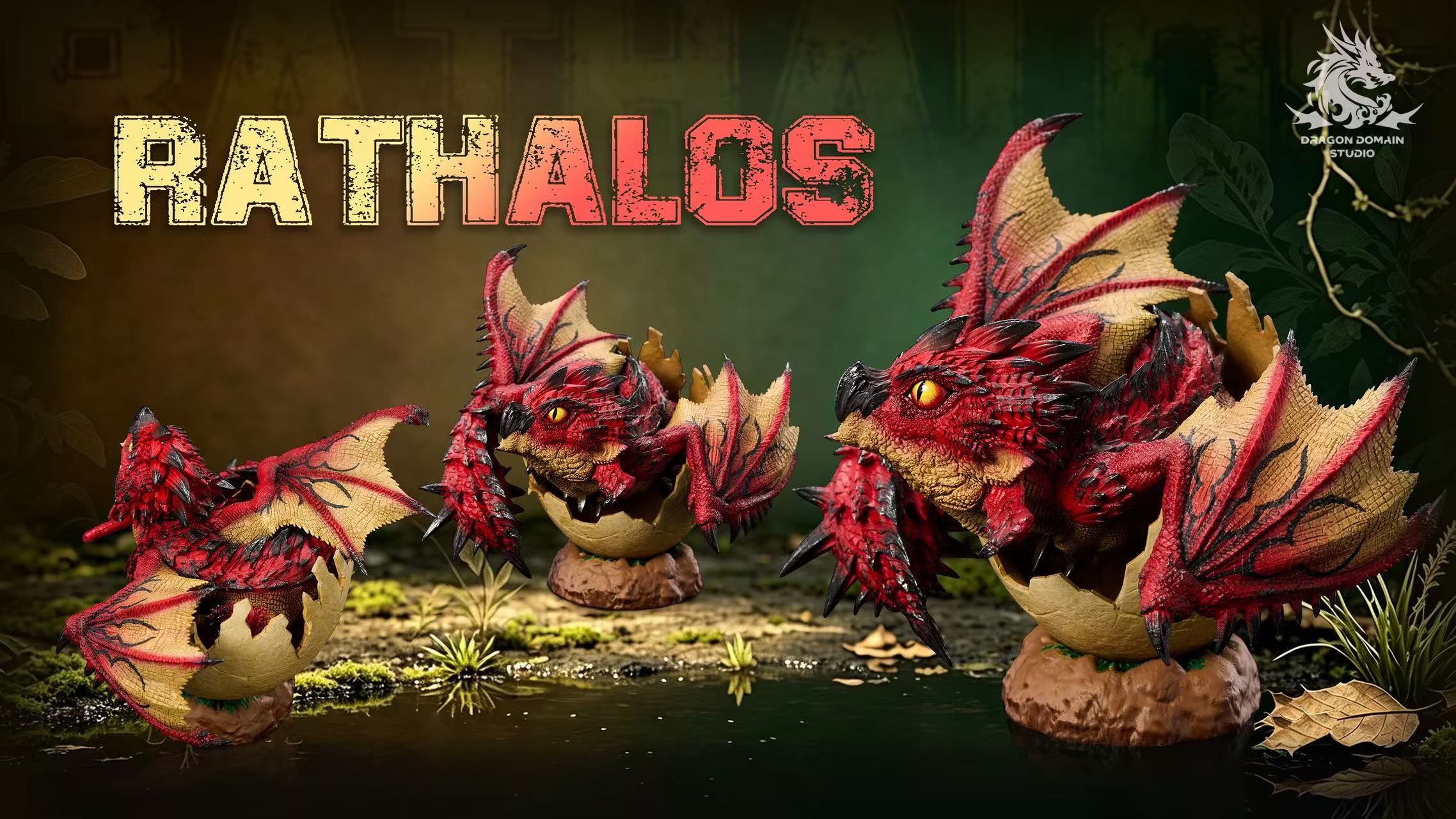 【預購】魔物獵人 初生龍蛋系列 雄火龍&蒼火龍&銀火龍&雌火龍&櫻火龍&金火龍 X Dragon Realm9