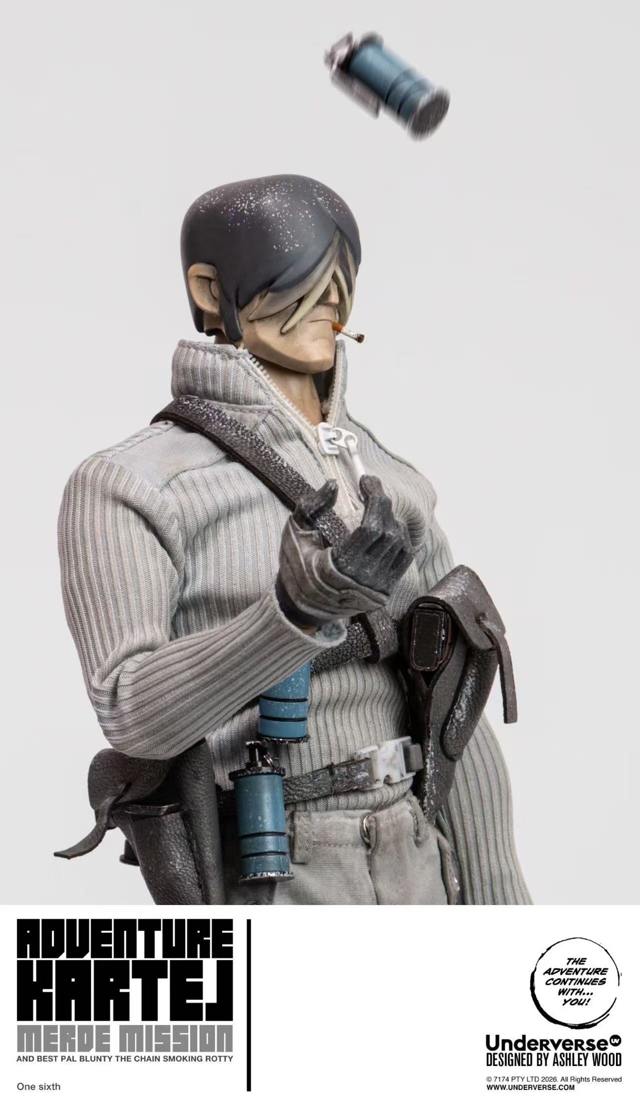 【售罄展示追加請私訊客服@toystationtw】Adventure Kartel 1/6系列 Cold Bugger Adventure Merde 標準單人版 X Underverse3