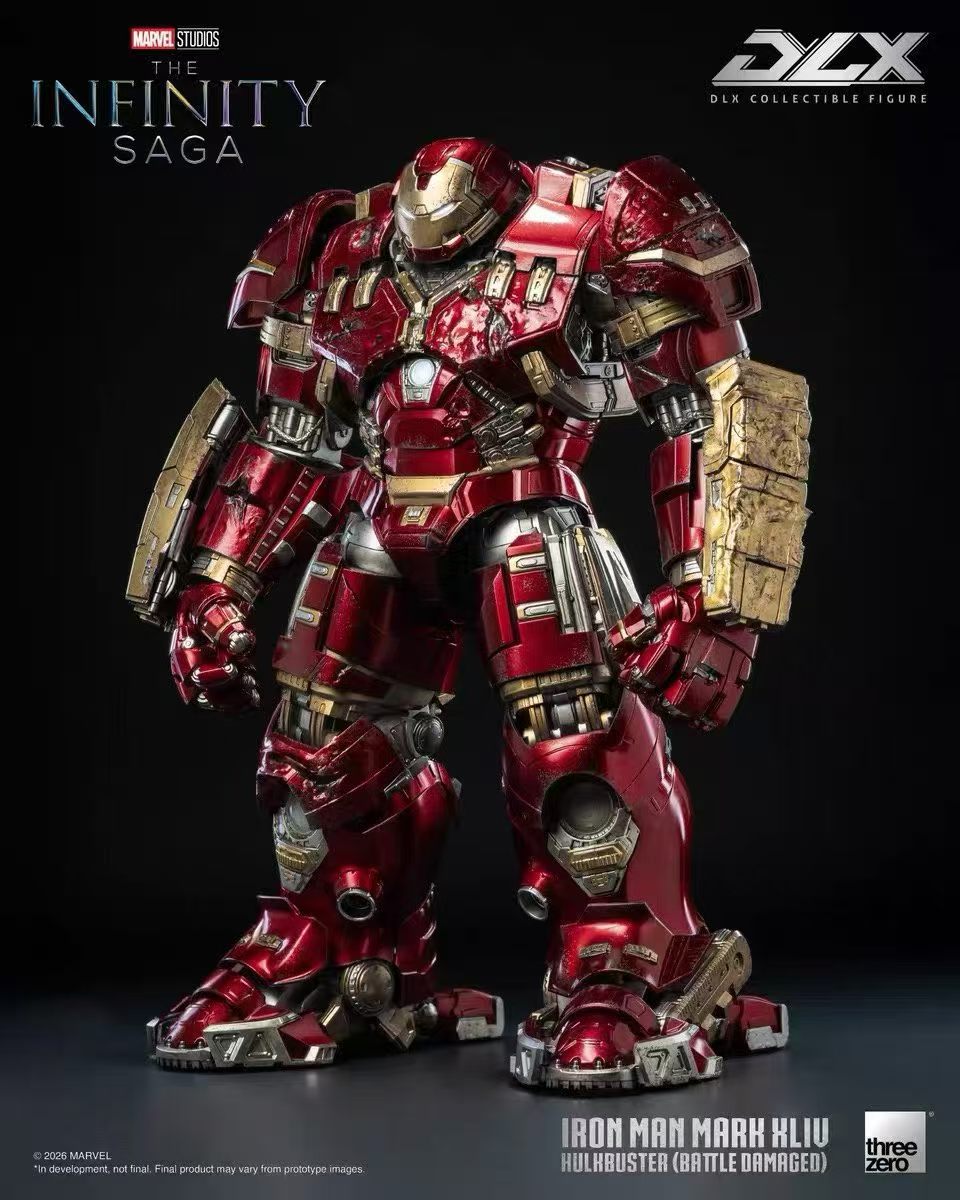 【售罄展示追加請私訊客服@toystationtw】Marvel漫威 DLX鋼鐵人Mark 44 反浩克裝甲 戰損版 3Z09190C0 X Threezero4