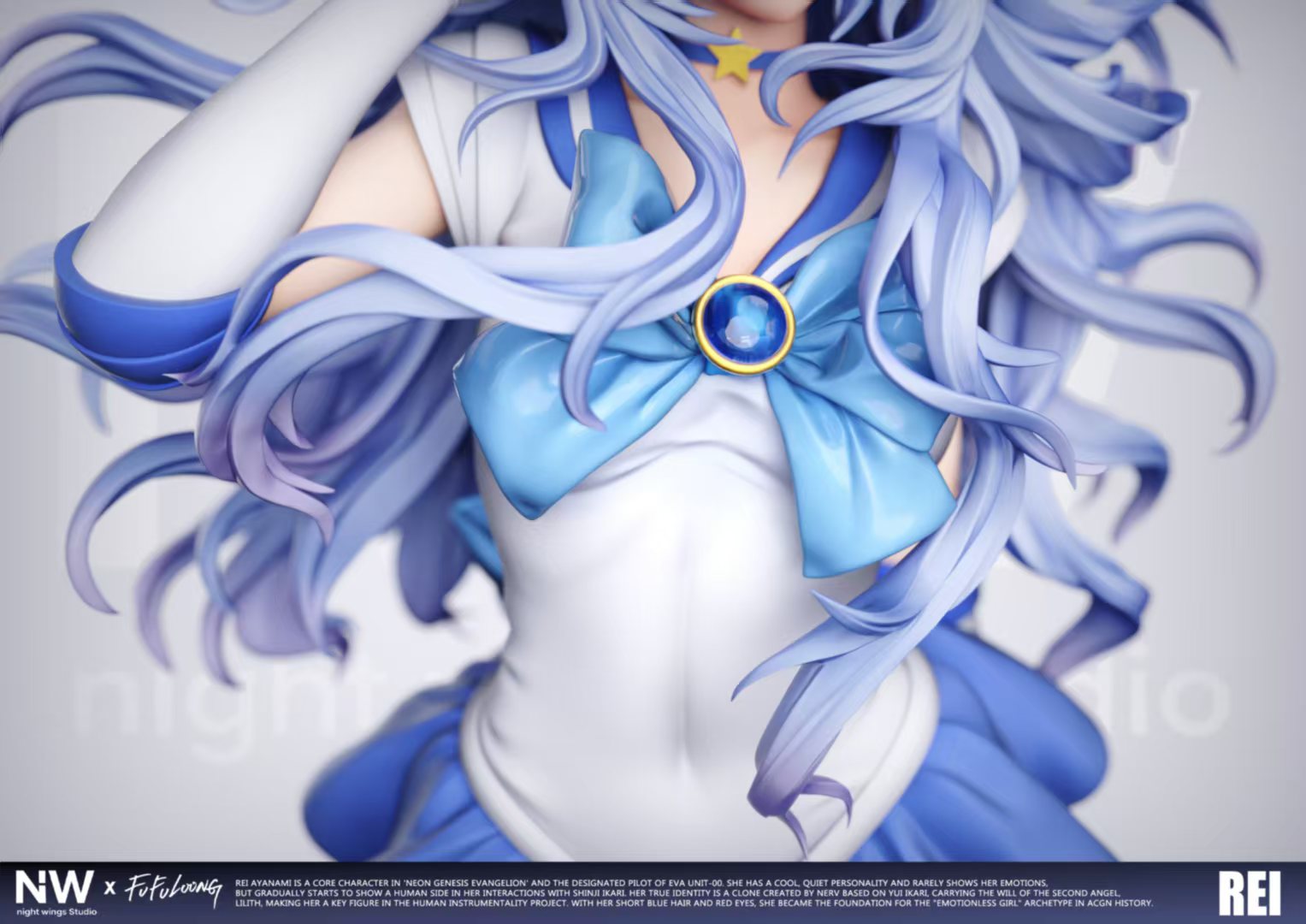 【售罄展示追加請私訊客服@toystationtw】Eva新世紀福音戰士 雙比例 雙版本 美少女綾波零 X Night Wing-Studio9