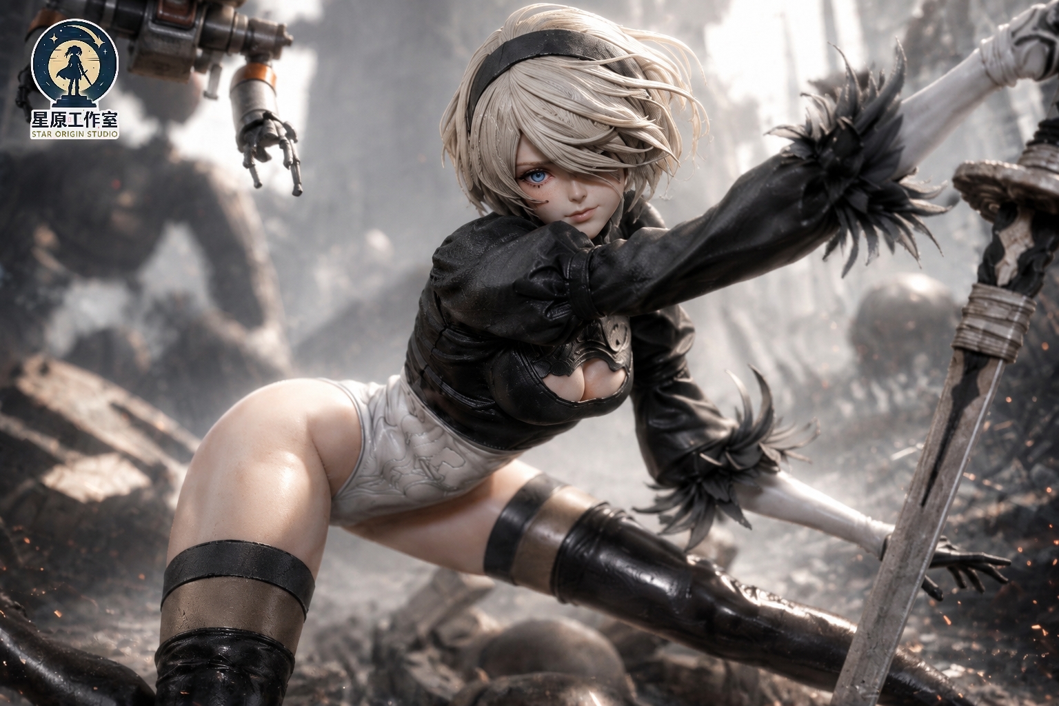 【預購】尼爾自動人形 雙比例《2B:末世戰姬》X 星原工作室6