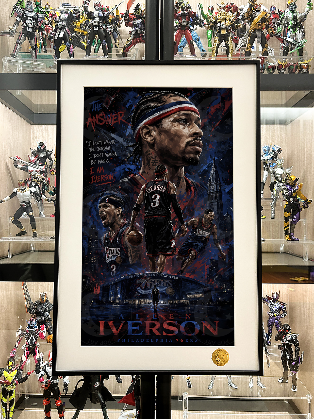【預購】NBA《王朝-艾弗森》動漫裝飾畫 X 星空工作室2