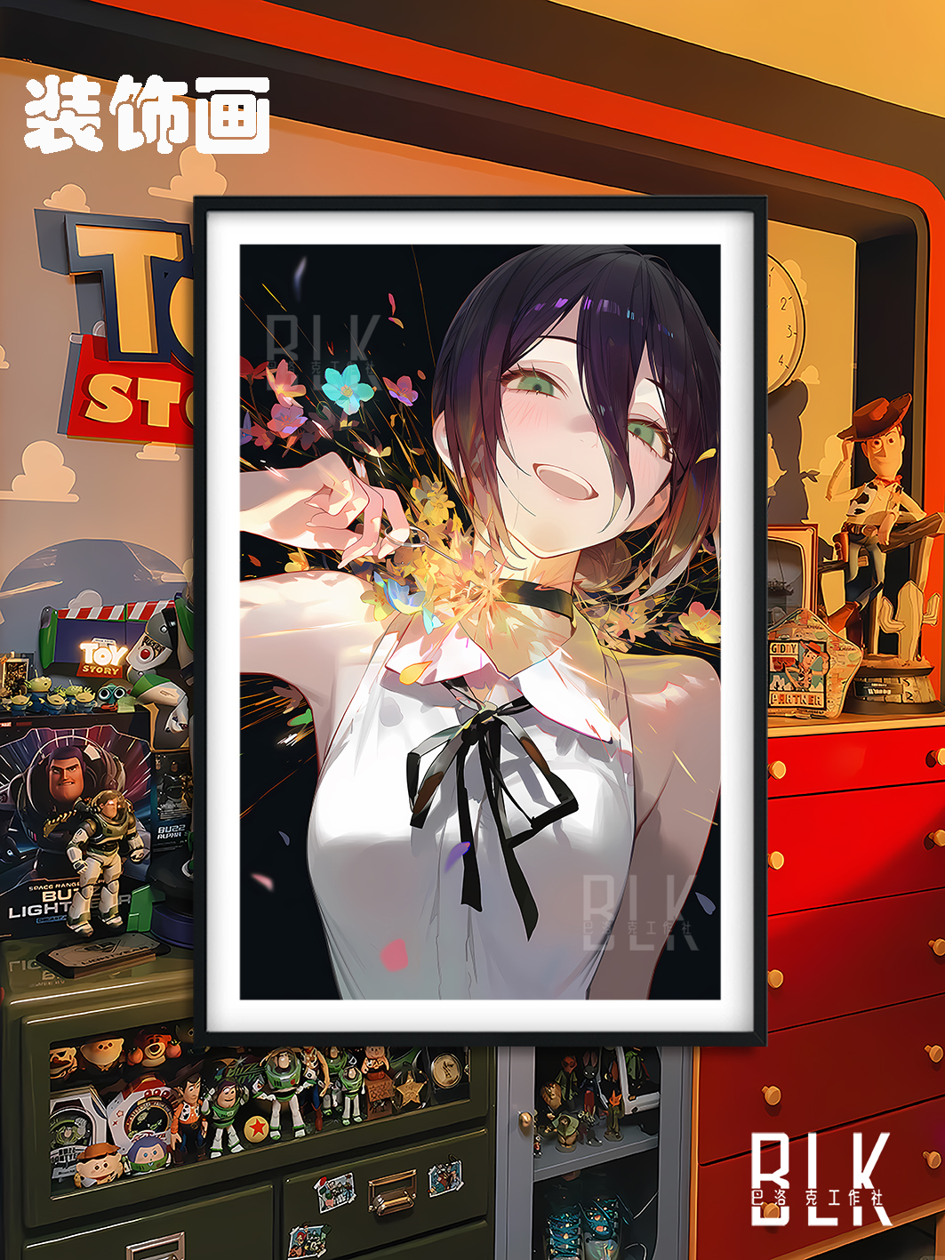 【預購】鏈鋸人《爆花蕾塞》裝飾畫&冰箱貼 X 巴洛克工作室4