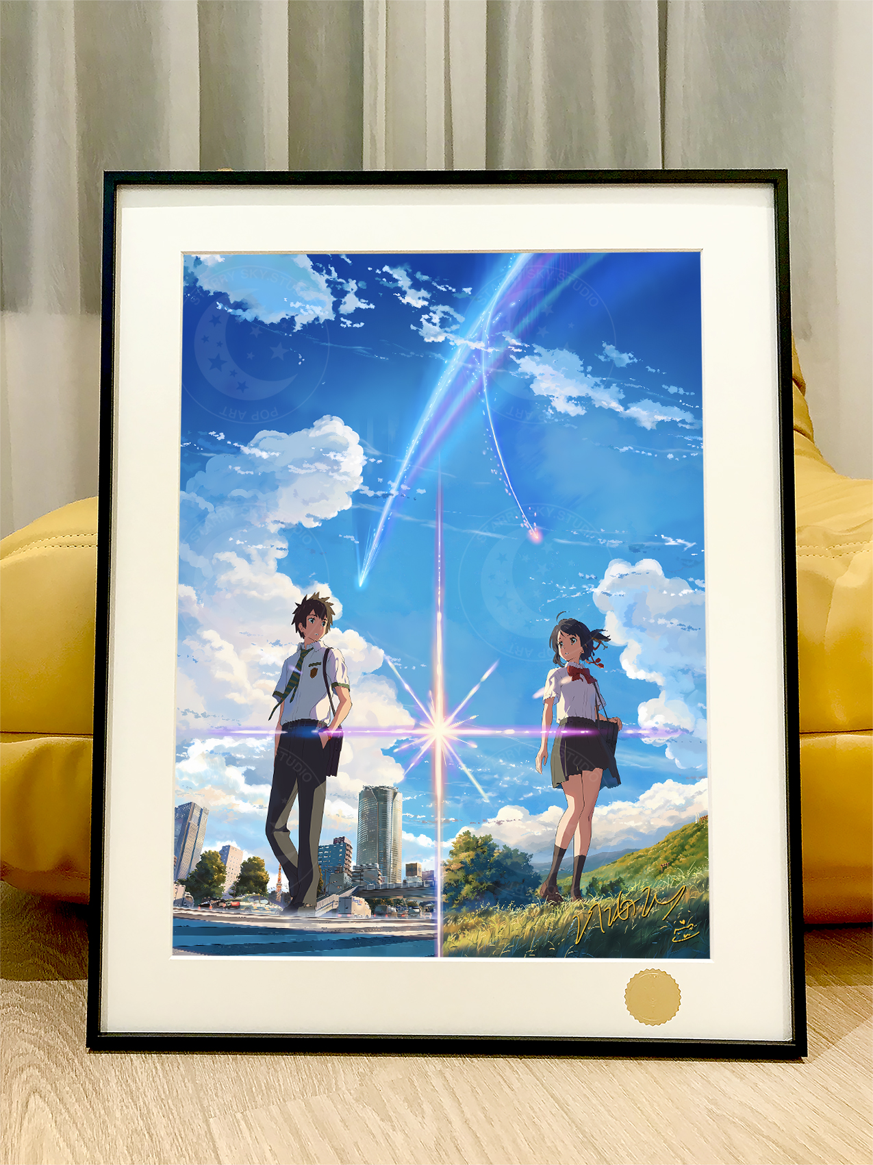 【預購】《你的名字》新海誠 動漫裝飾畫 X 星空工作室6