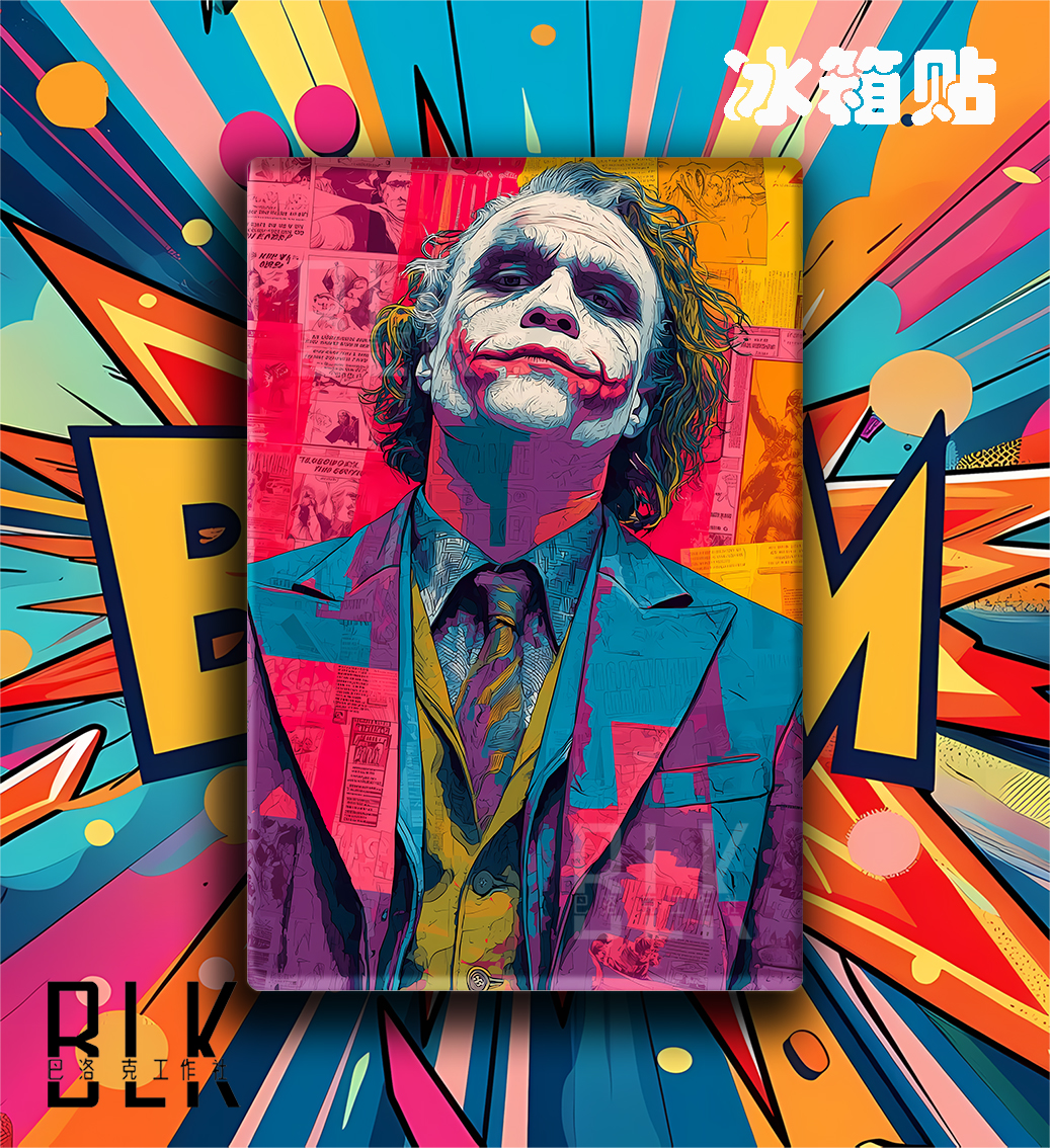 【預購】DC《炫彩小丑》裝飾畫&冰箱貼 X 巴洛克工作室3