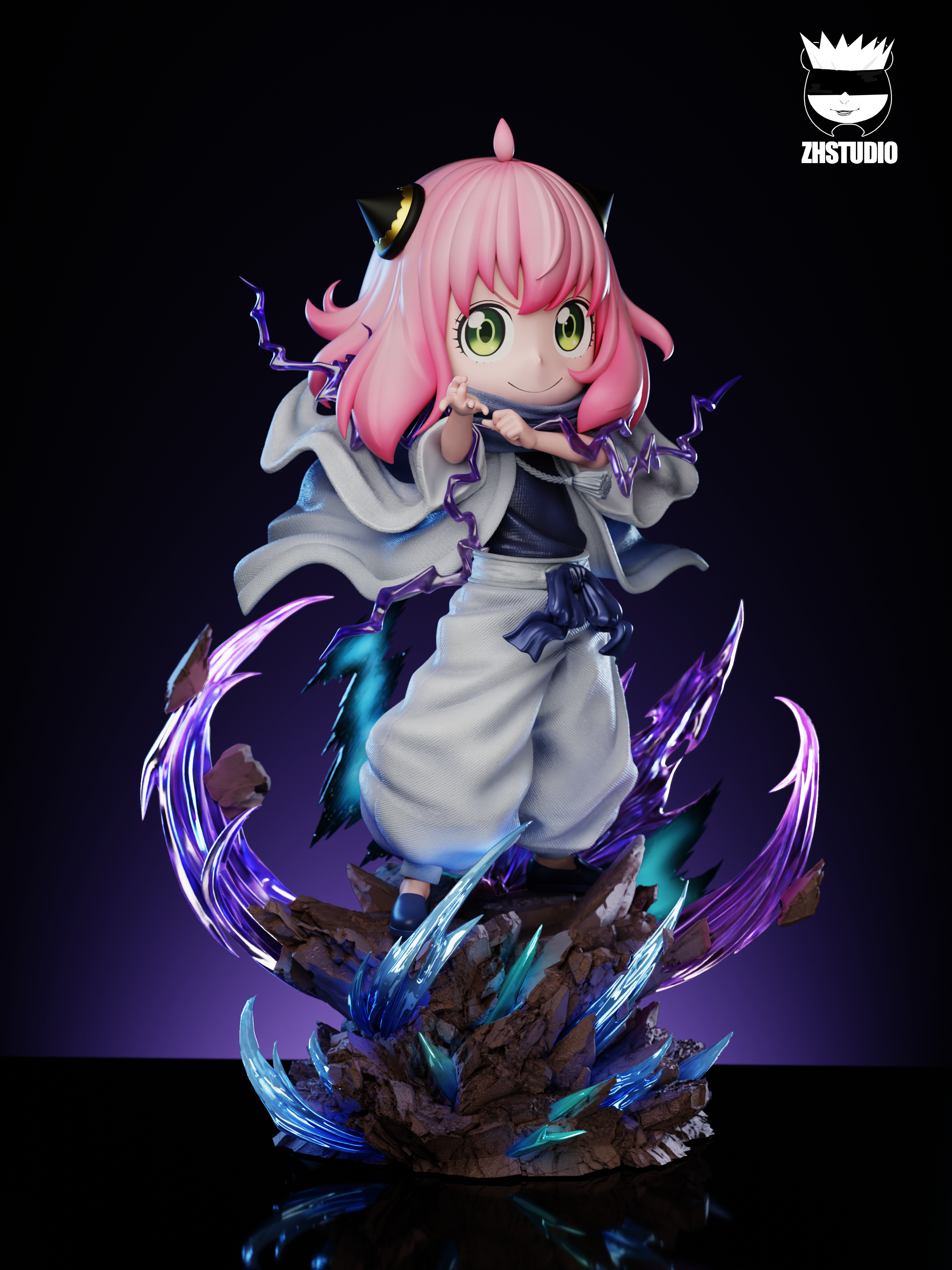 【預購】間諜家家酒+咒術迴戰 200%虛式「茈」五條cos安妮亞 X ZH整活2