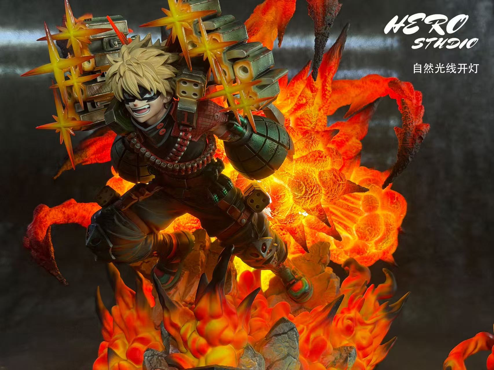 【補款】我的英雄學院 爆豪勝己1/6高品質雕像 X HERO Studio6