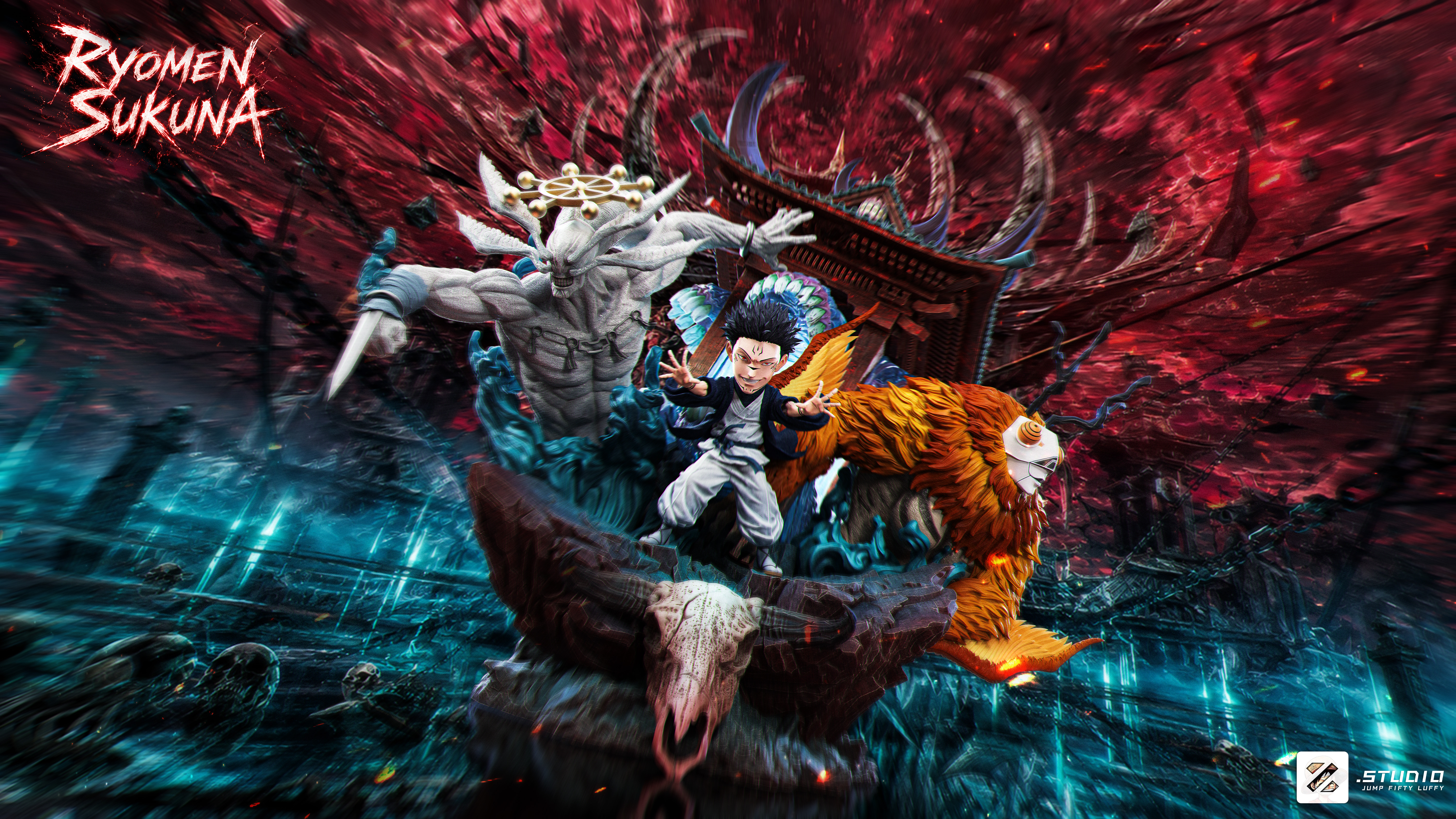 【預購】咒術迴戰 場景系列—“伏魔御廚子”地台 X Zzz-Studio2