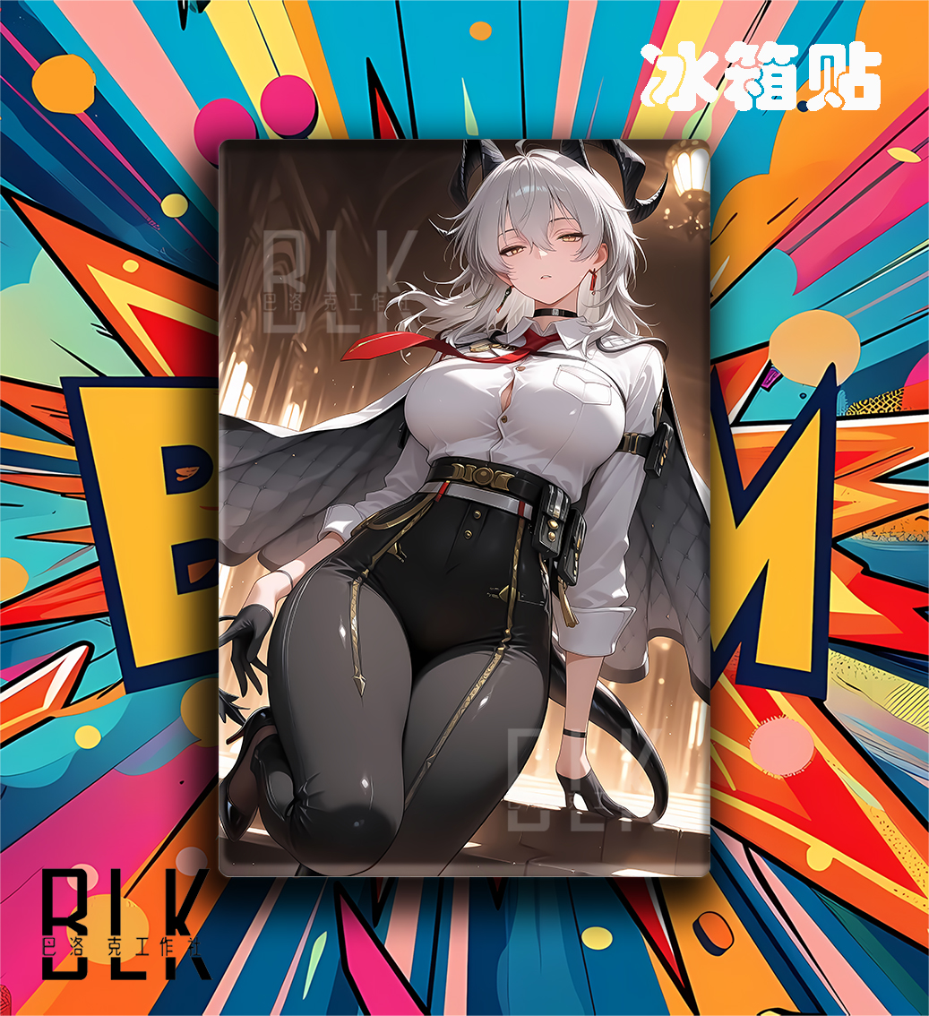 【預購】鳴潮《宮殿讚妮》動漫裝飾畫&冰箱貼 X 巴洛克工作室4