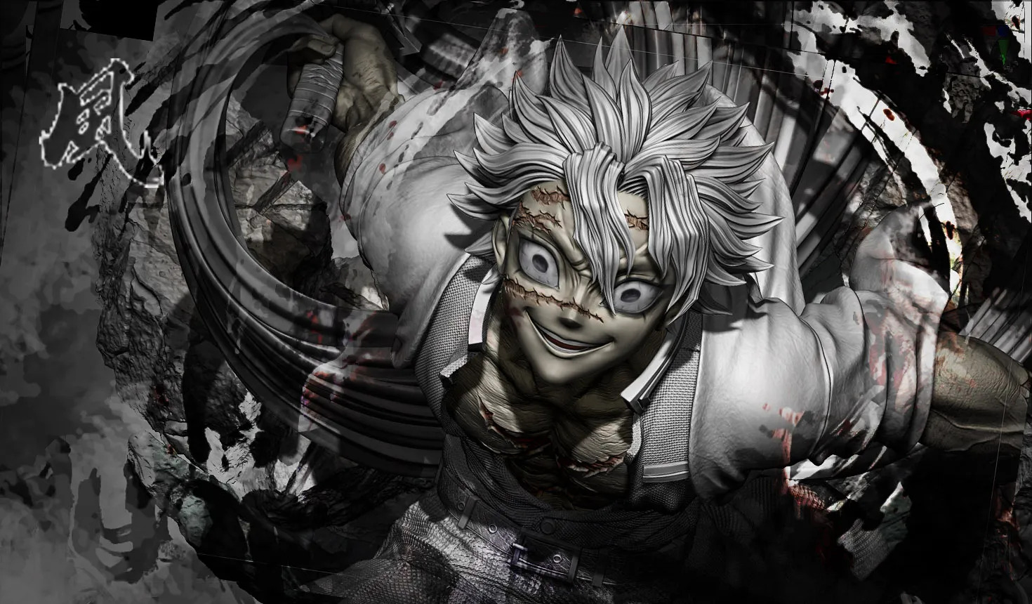 【現貨秒發】鬼滅之刃 風柱 不死川實彌 X U-King4