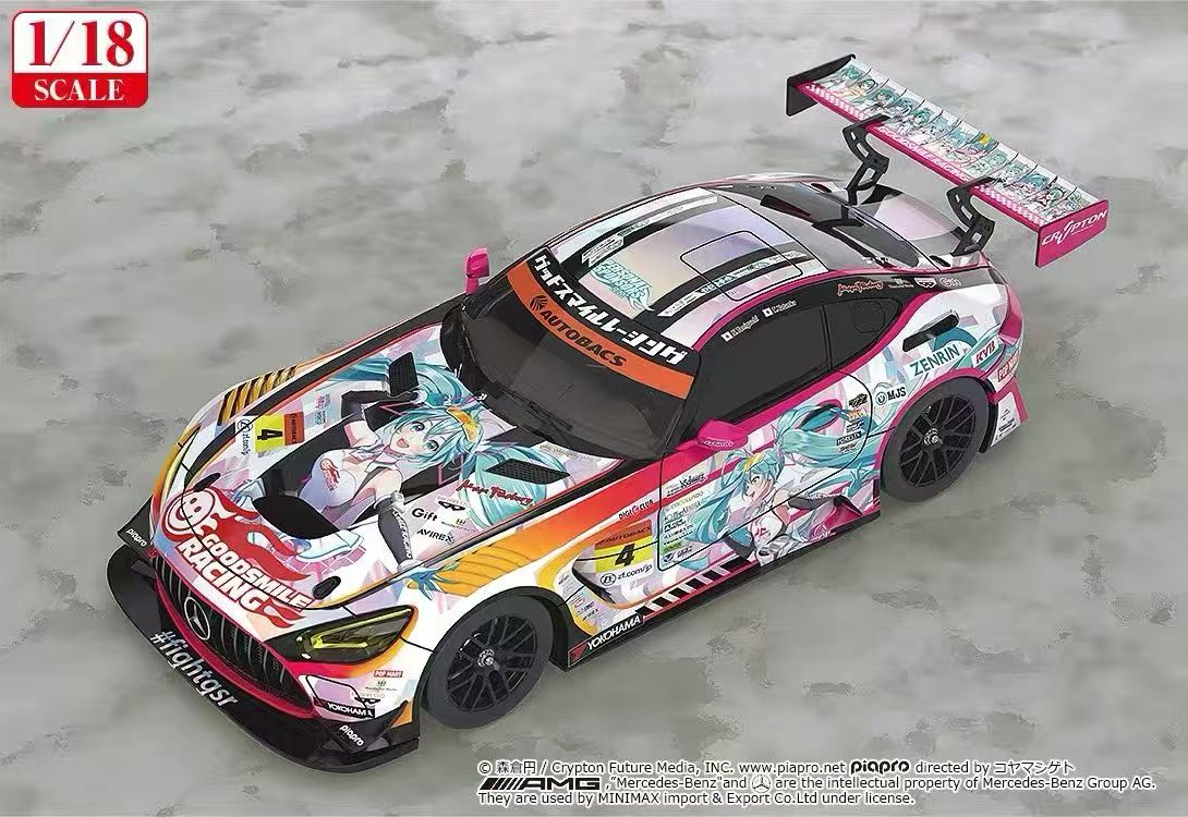 【售罄展示追加請私訊客服@toystationtw】Good Smile 初音未來 AMG 開幕戰痛車 車模 Ver. 再版 X GSC2