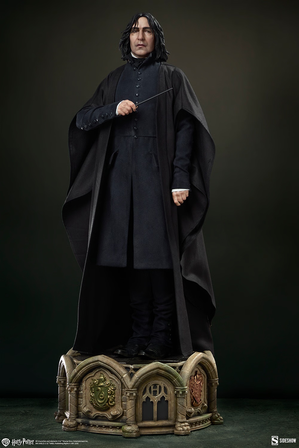 【售罄展示追加請私訊客服@toystationtw】哈利·波特 西弗勒斯·斯內普 混合材質雕像人偶 300051 X Sideshow11