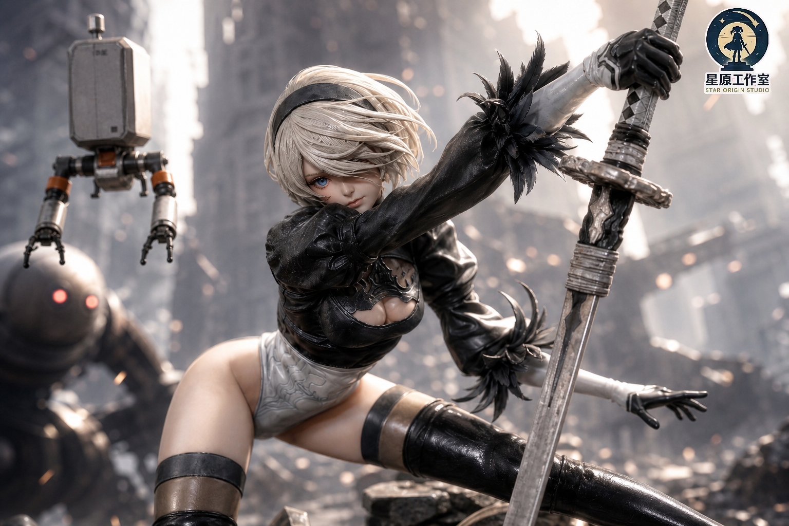 【預購】尼爾自動人形 雙比例《2B:末世戰姬》X 星原工作室10