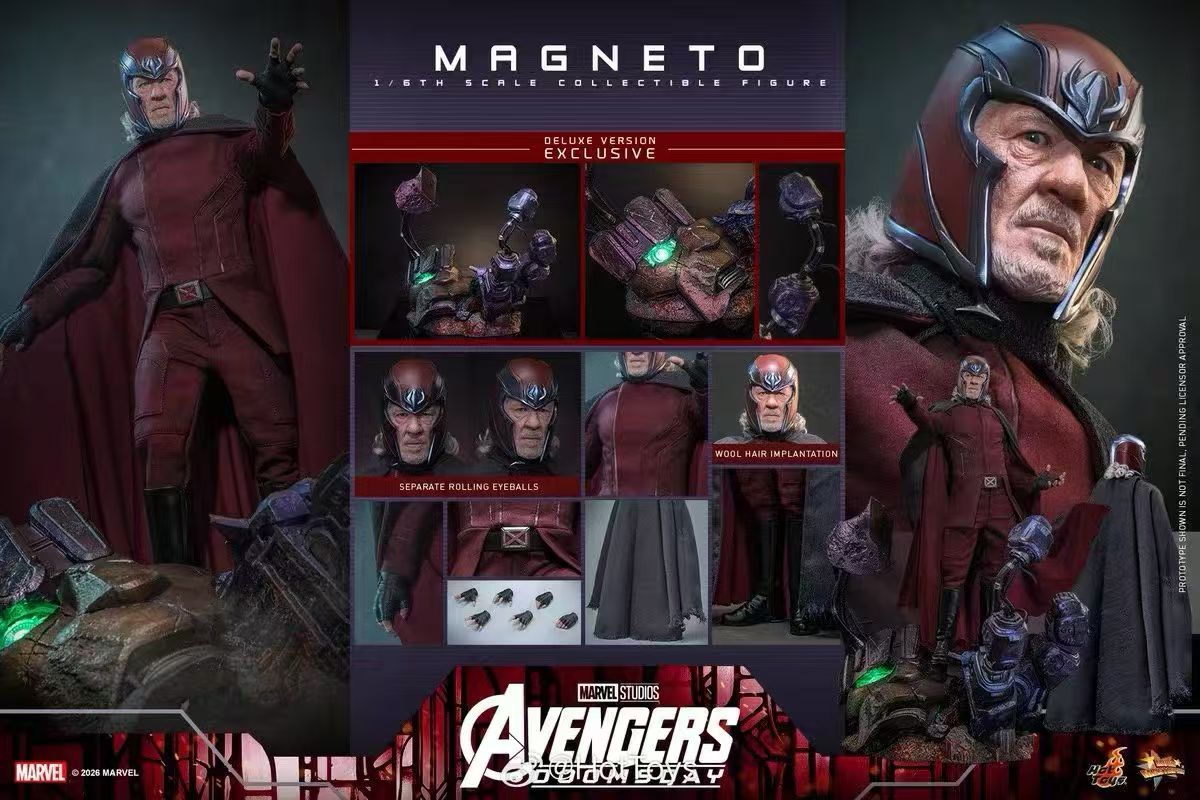 【預購】《復仇者聯盟5:毀滅之日》萬磁王 MMS912 X HOTTOYS3