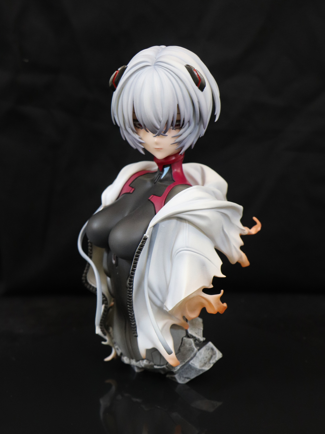 【預購】Eva新世紀福音戰士 塗裝成品 綾波零胸像 X 漆匠工作室6
