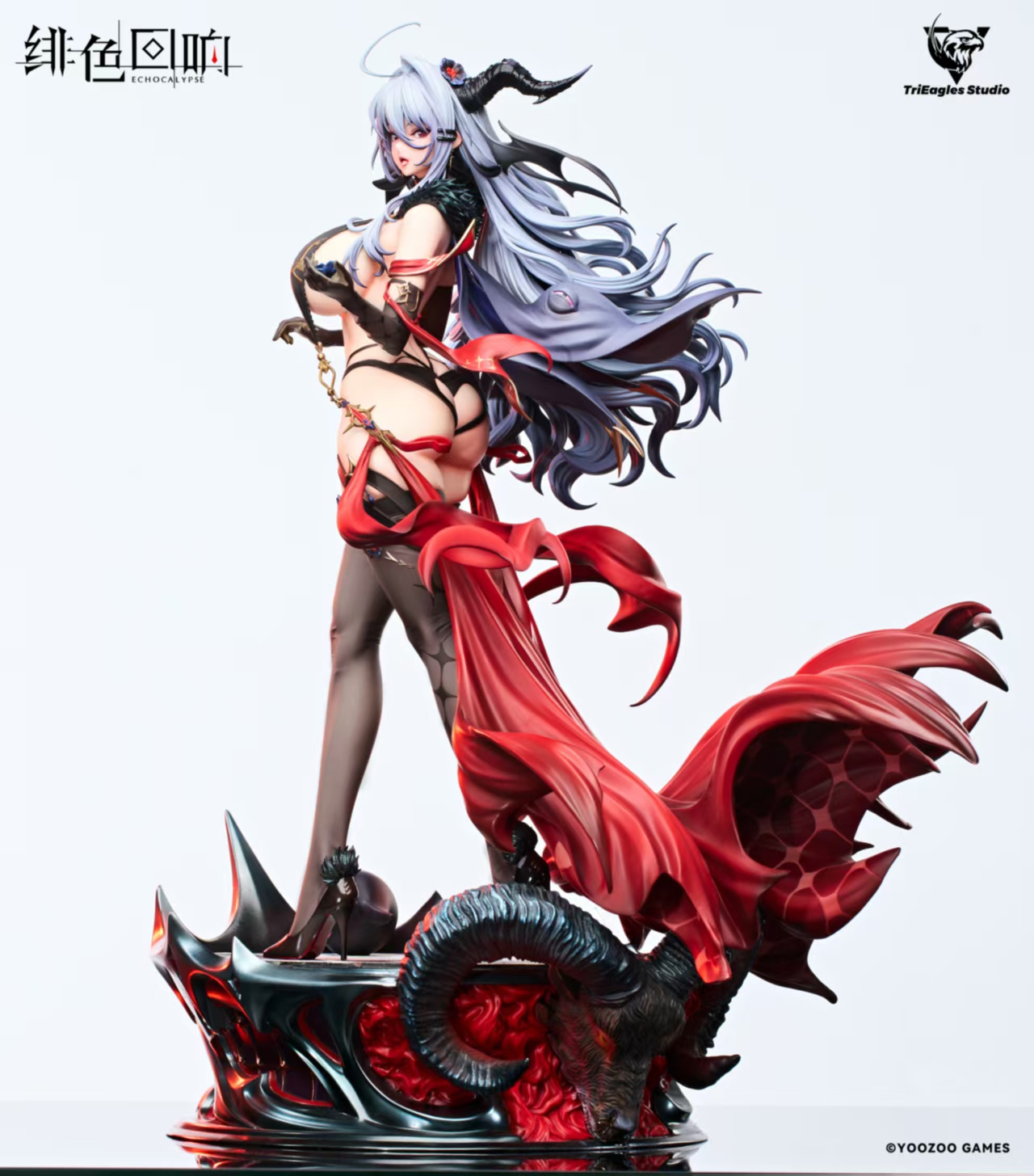 【預購】《緋色回響》系列雕像第一彈 雙版本 黛莫妮卡 X TES 正版授權5