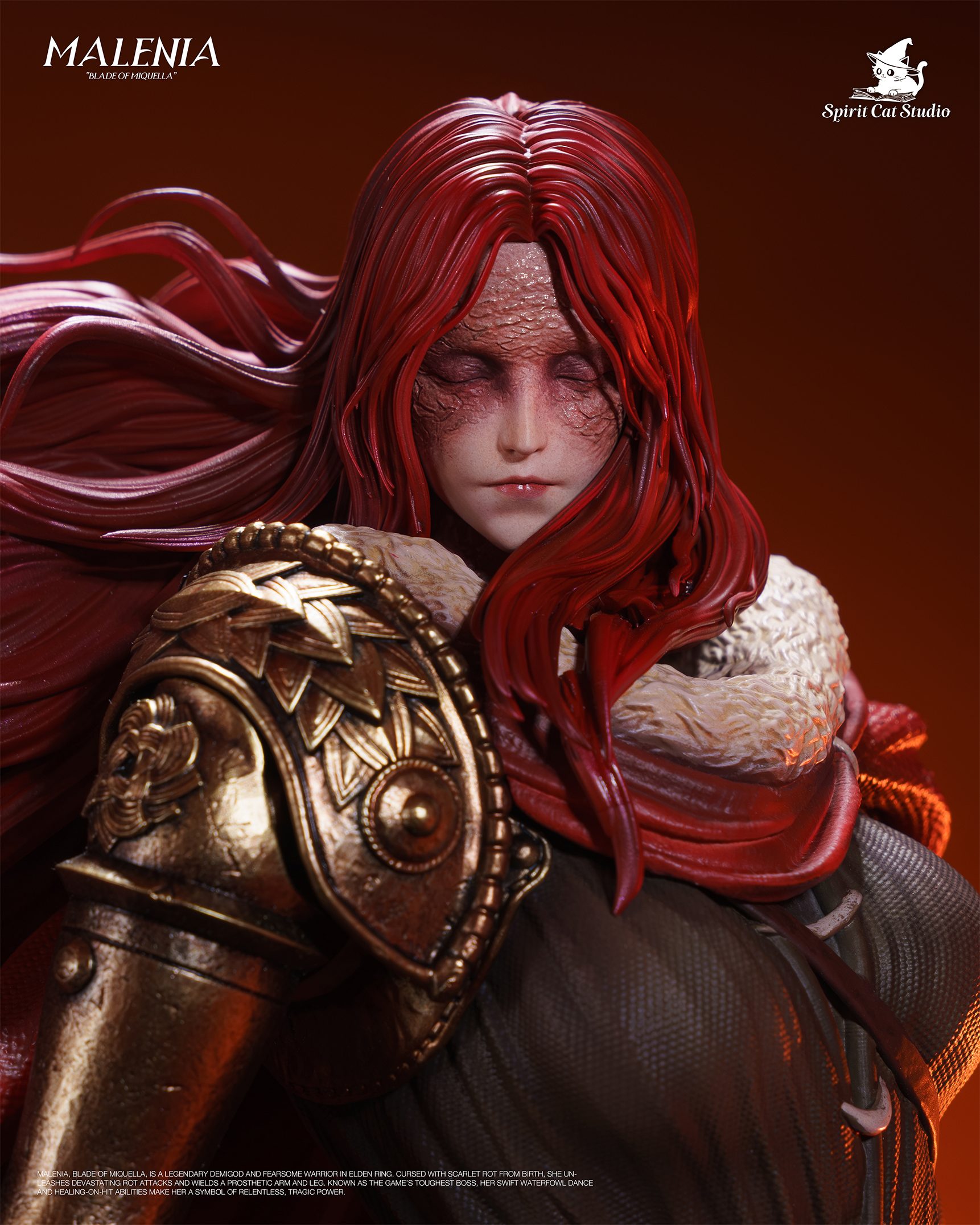 【預購】艾爾登法環 女武神-瑪蓮妮亞 X Spirit Cat靈貓造物9