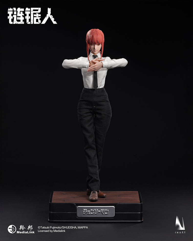 【售罄展示追加請私訊客服@toystationtw】《鏈鋸人》第一季 1/6收藏級可動人偶 真紀真 X INART8