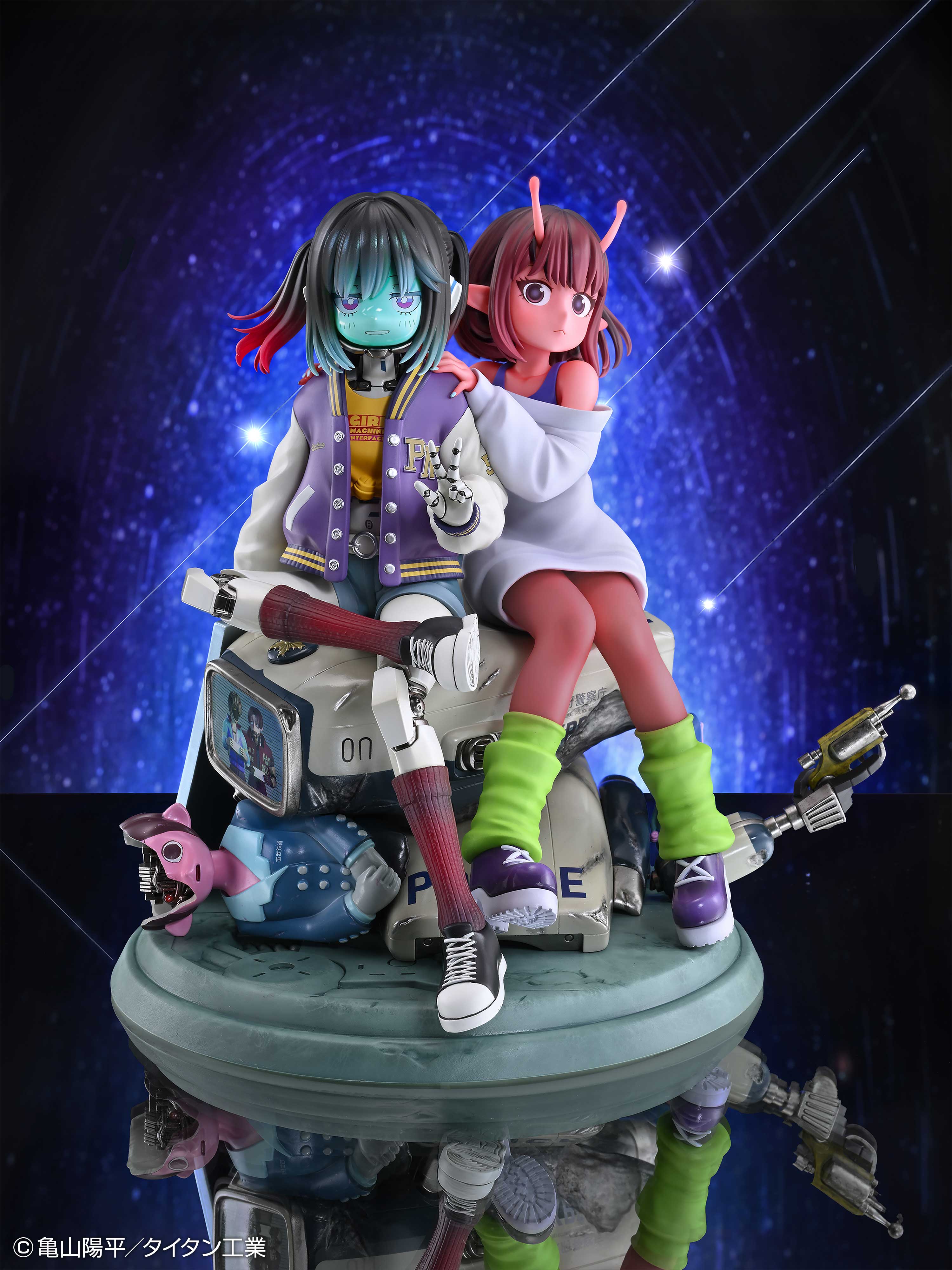 【售罄展示追加請私訊客服@toystationtw】銀河特急 銀河☆地鐵 千春&真希奈 X MEDICOS2