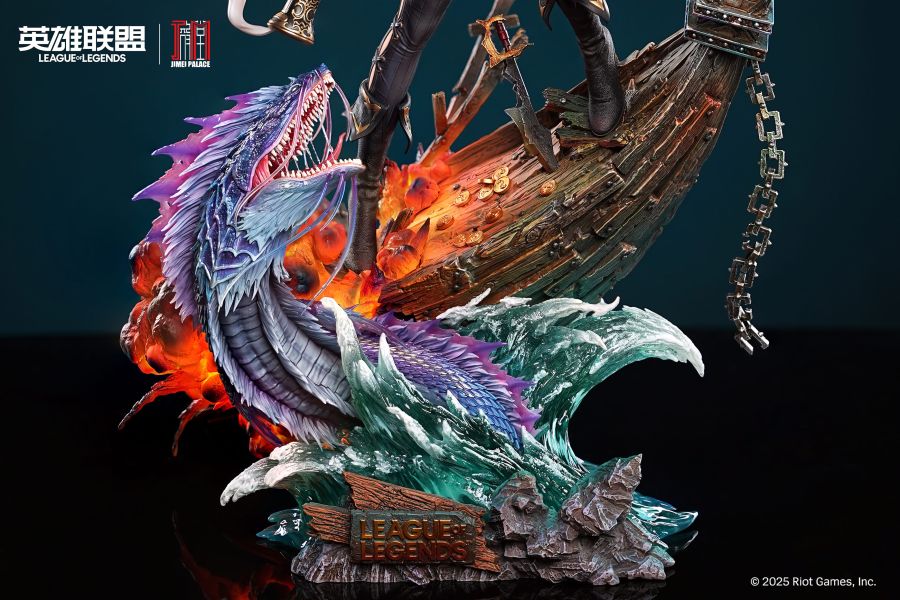 【現貨秒發】英雄聯盟 限量雕像 賞金獵人 厄運小姐 X 集美殿堂 正版授權3