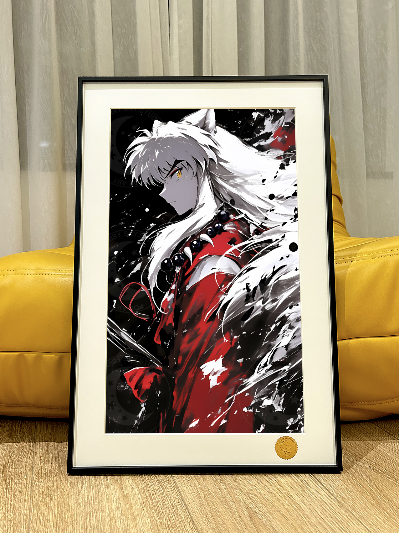 【預購】《墨色犬夜叉》裝飾畫 X 星空工作室3