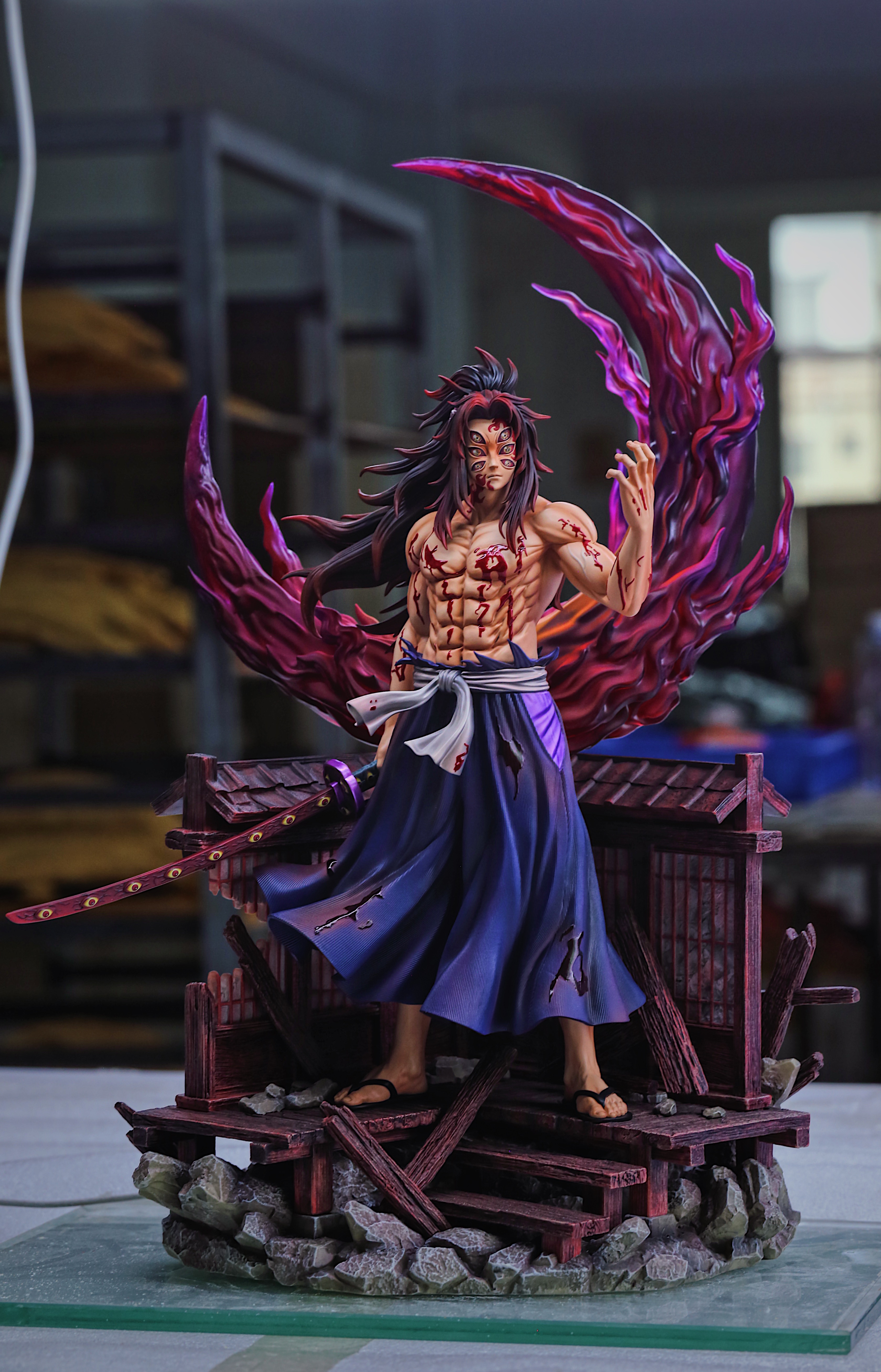 【售罄展示追加請私訊客服@toystationtw】鬼滅之刃 黑死牟 X 極致社工作室10