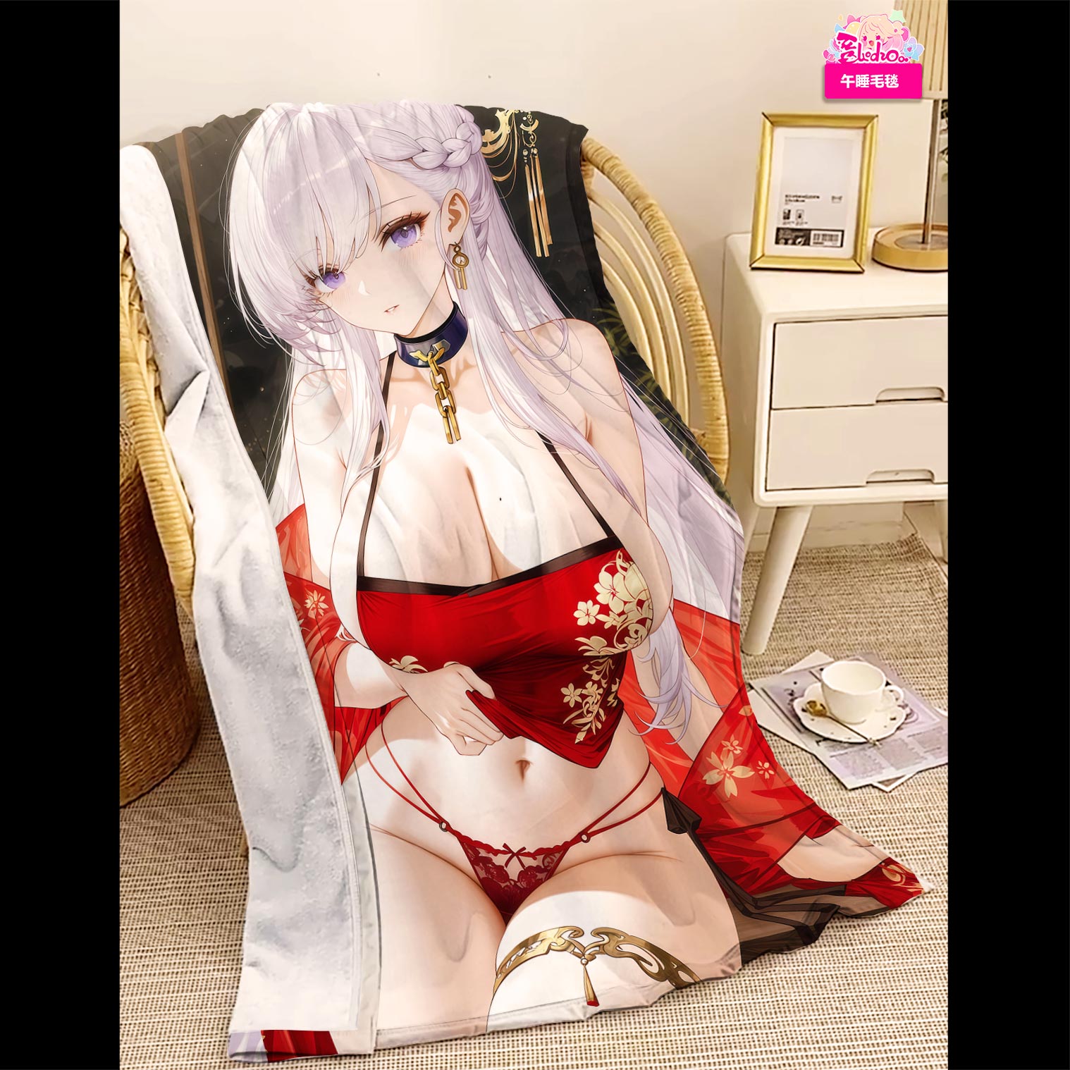【預購】碧藍航線 中式旗袍-貝爾法斯特 超清主題裝飾周邊 X 阿喵畫社5