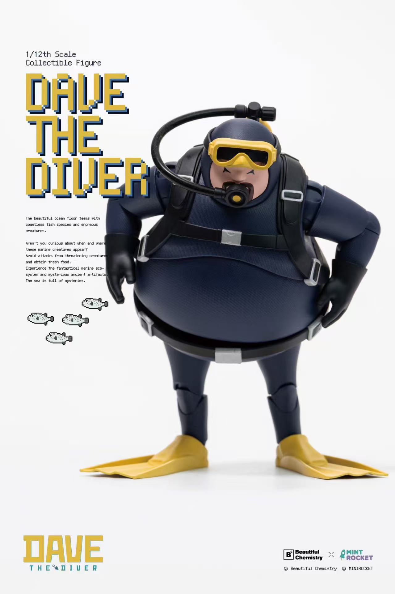 【預購】DAVE THE DIVER 1/12收藏級可動人偶 潛水員戴夫 BC202526 X Beautiful Chemistry5