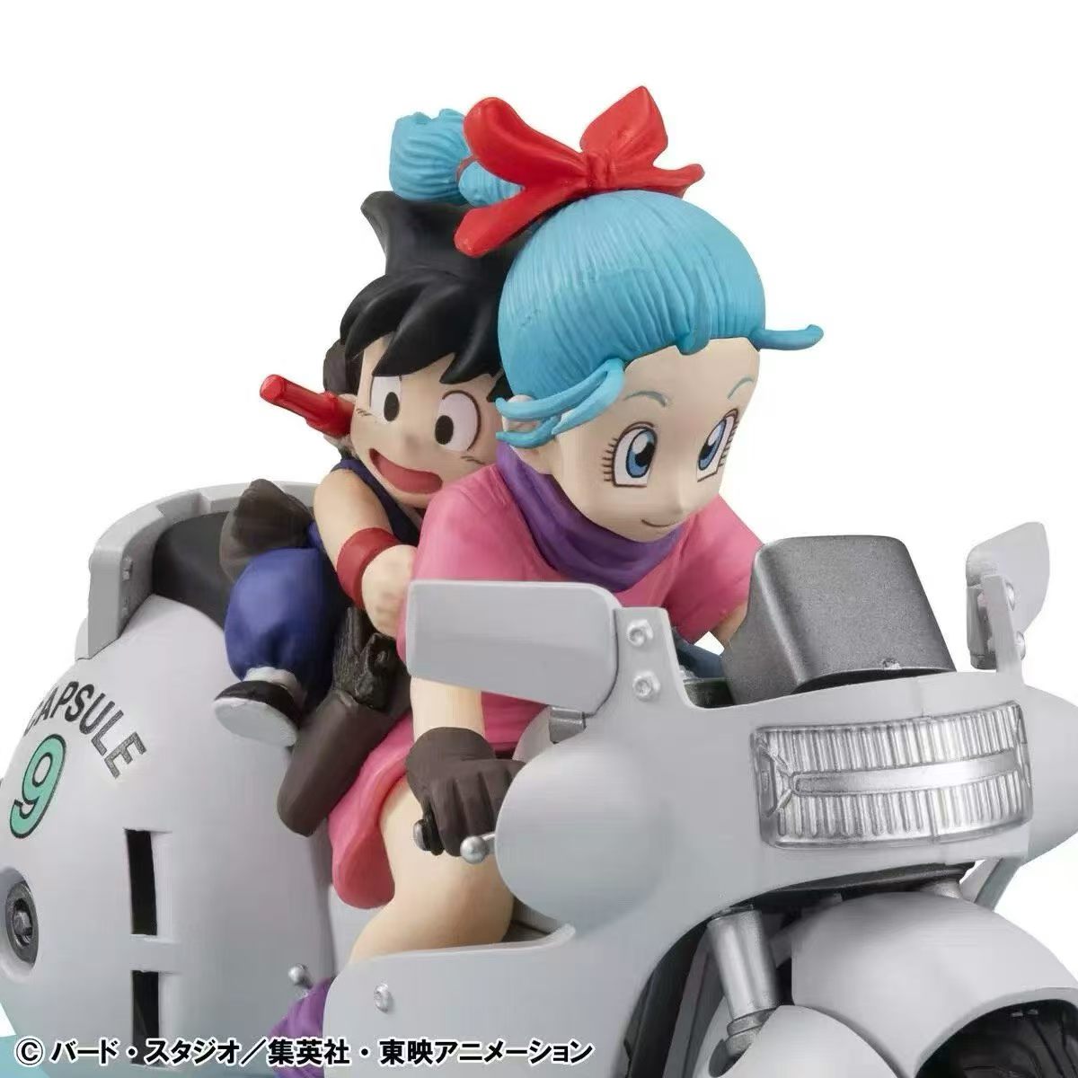 【售罄展示追加請私訊客服@toystationtw】七龍珠 摩托車-限定復刻版 布瑪小悟空9號膠囊 X DESKTOP5