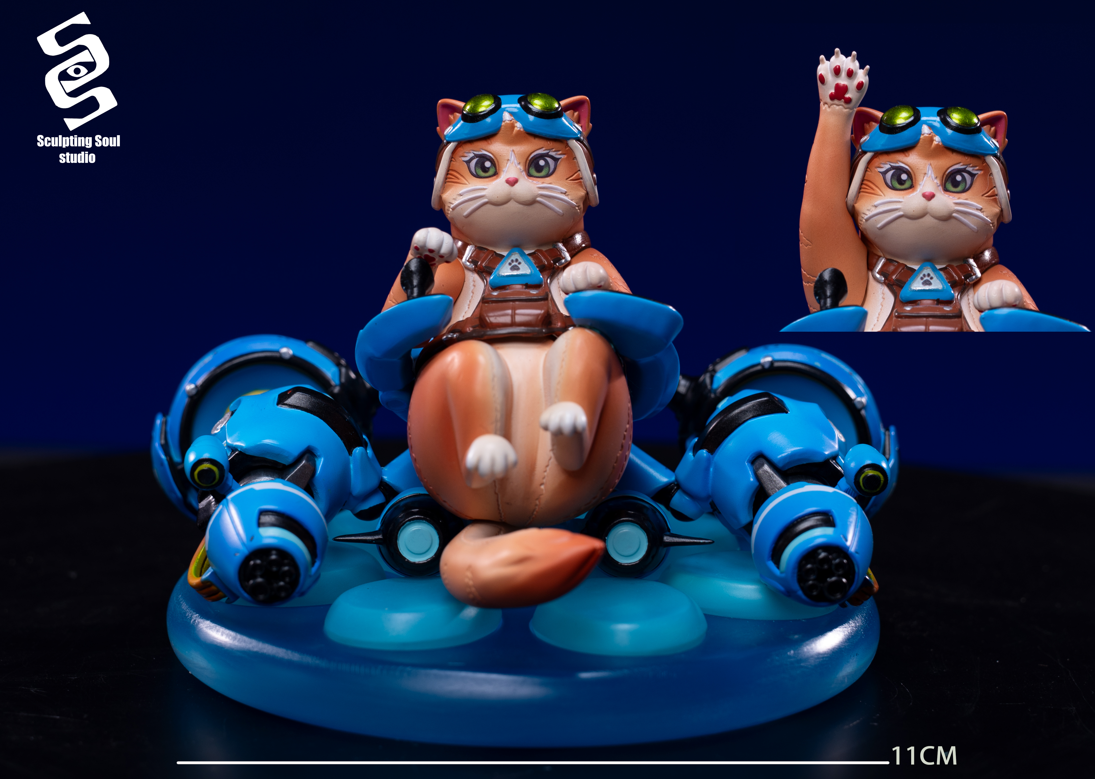 【預購】守望先鋒Overwatch 中了睡針的飛天貓 X Sculpting Soul塑魂工坊2