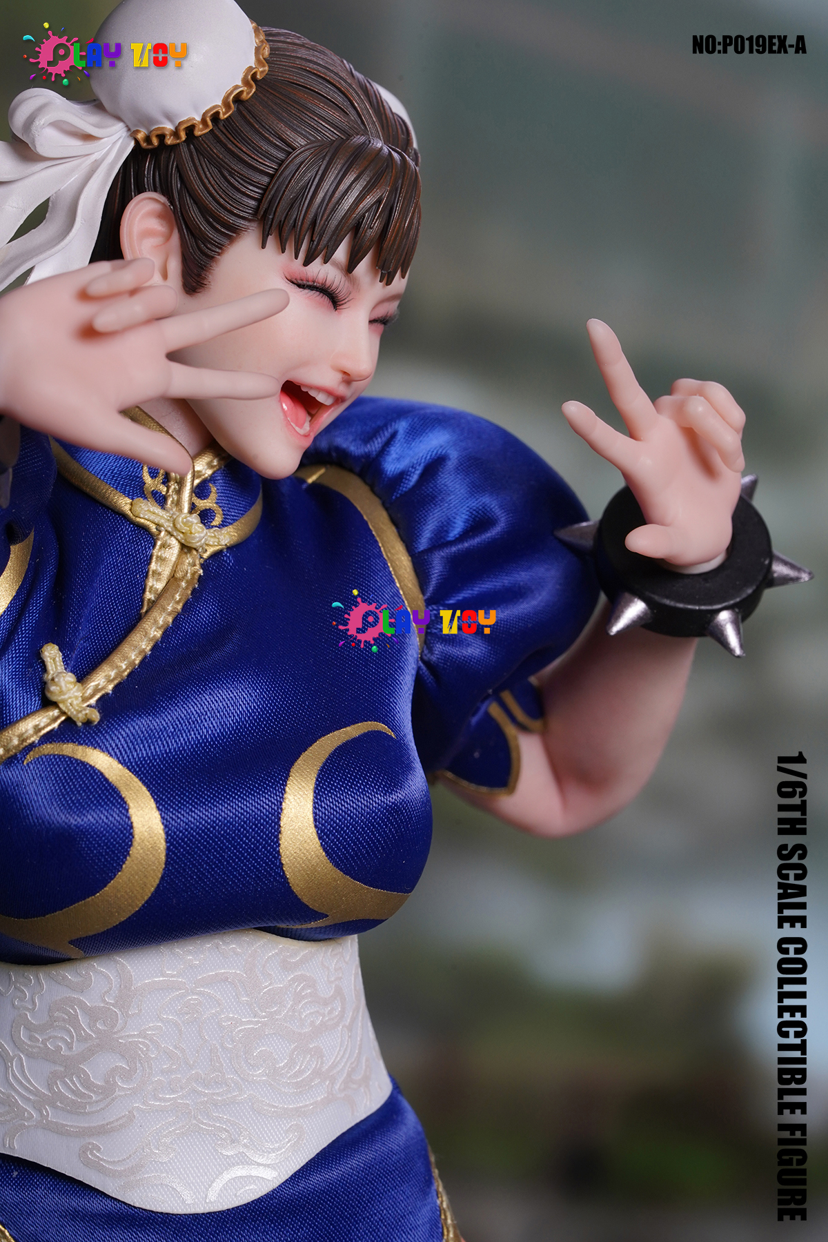 【售罄展示追加請私訊客服@toystationtw】格鬥女神 藍色P019EX-A&粉色P019EX-B X PLAY TOY8