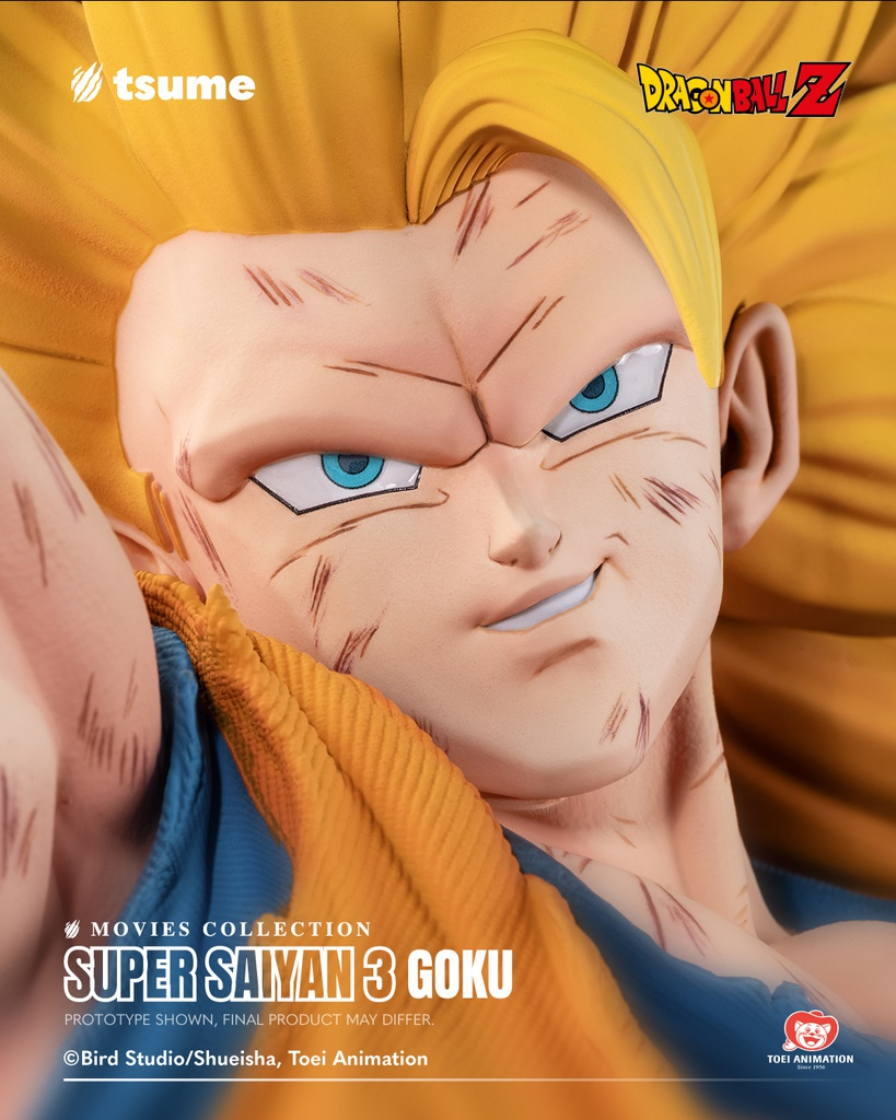 【售罄展示追加請私訊客服@toystationtw】七龍珠 Super Saiyan 3 Goku - Movies Collection 超級賽亞人3 悟空 X Tsume 正版授權10