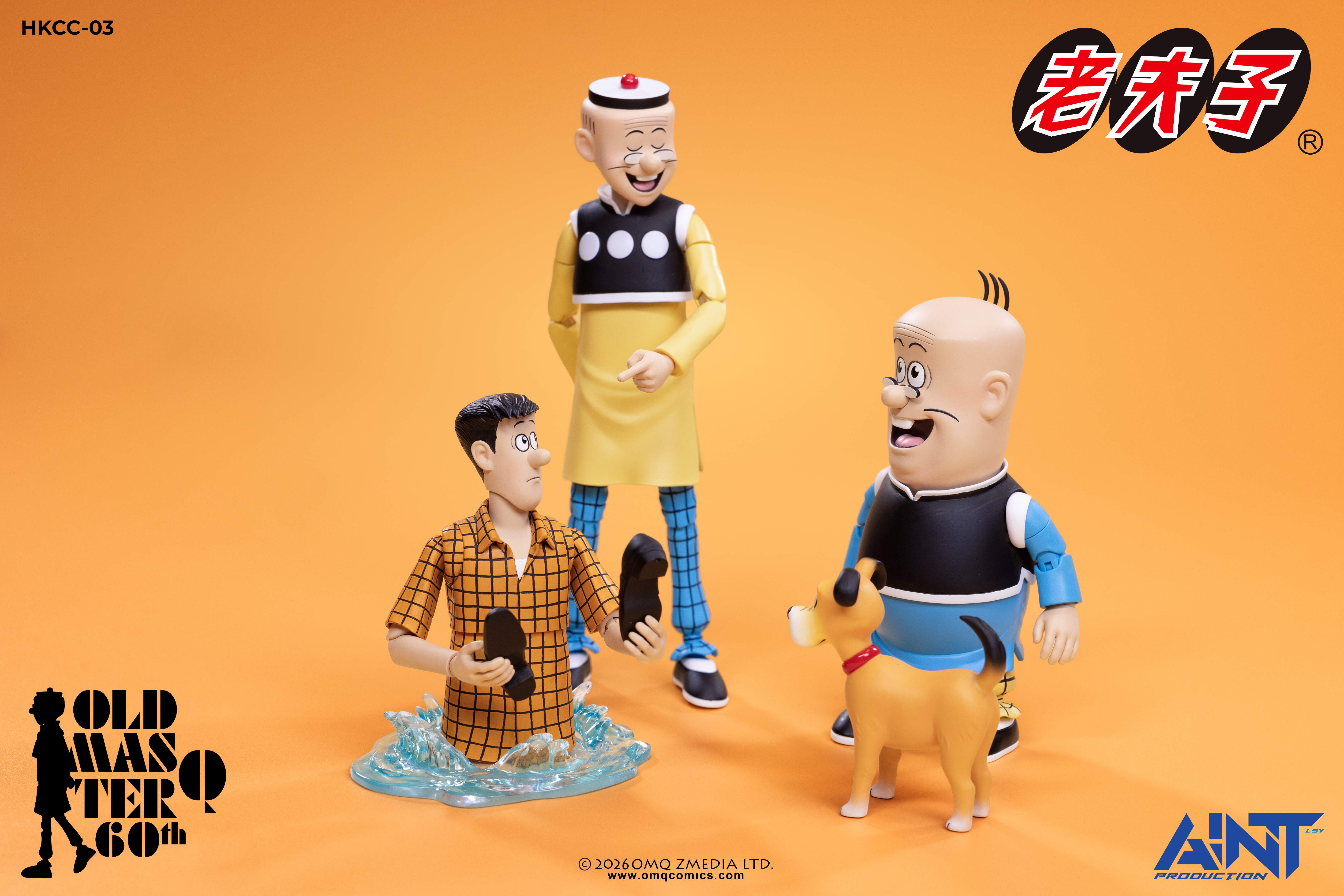 【售罄展示追加請私訊客服@toystationtw】老夫子60週年 HKCC-03 1/12秦先生及陳小姐套裝 X AINT Production9