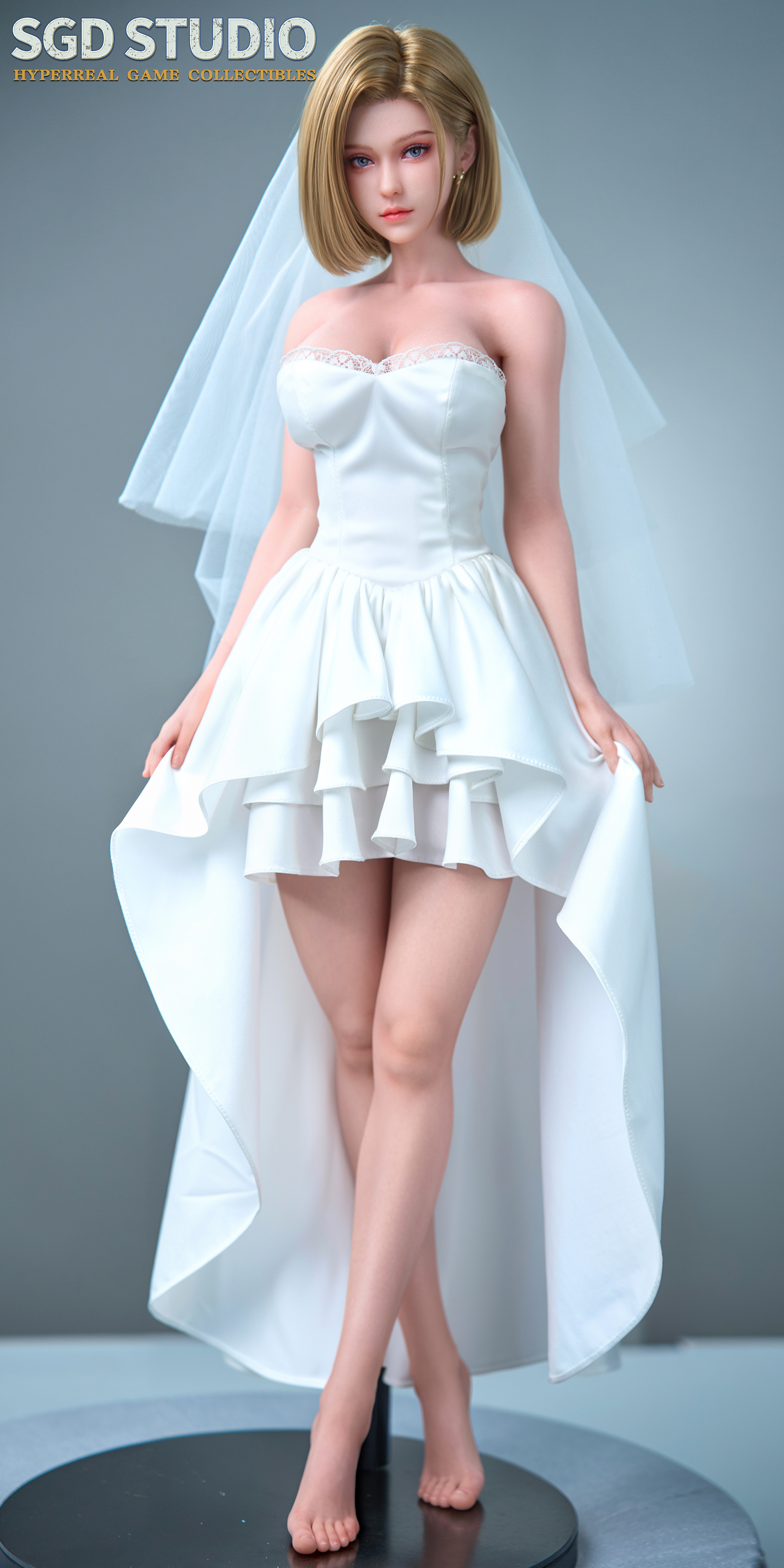 【預購】戰鬥女孩·矽膠可動人偶 SGD-008 X SGD-Studio3