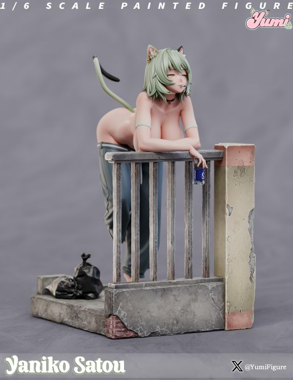 【預購】尼古丁喵喵-佐藤雅妮子 X Yumi figure4