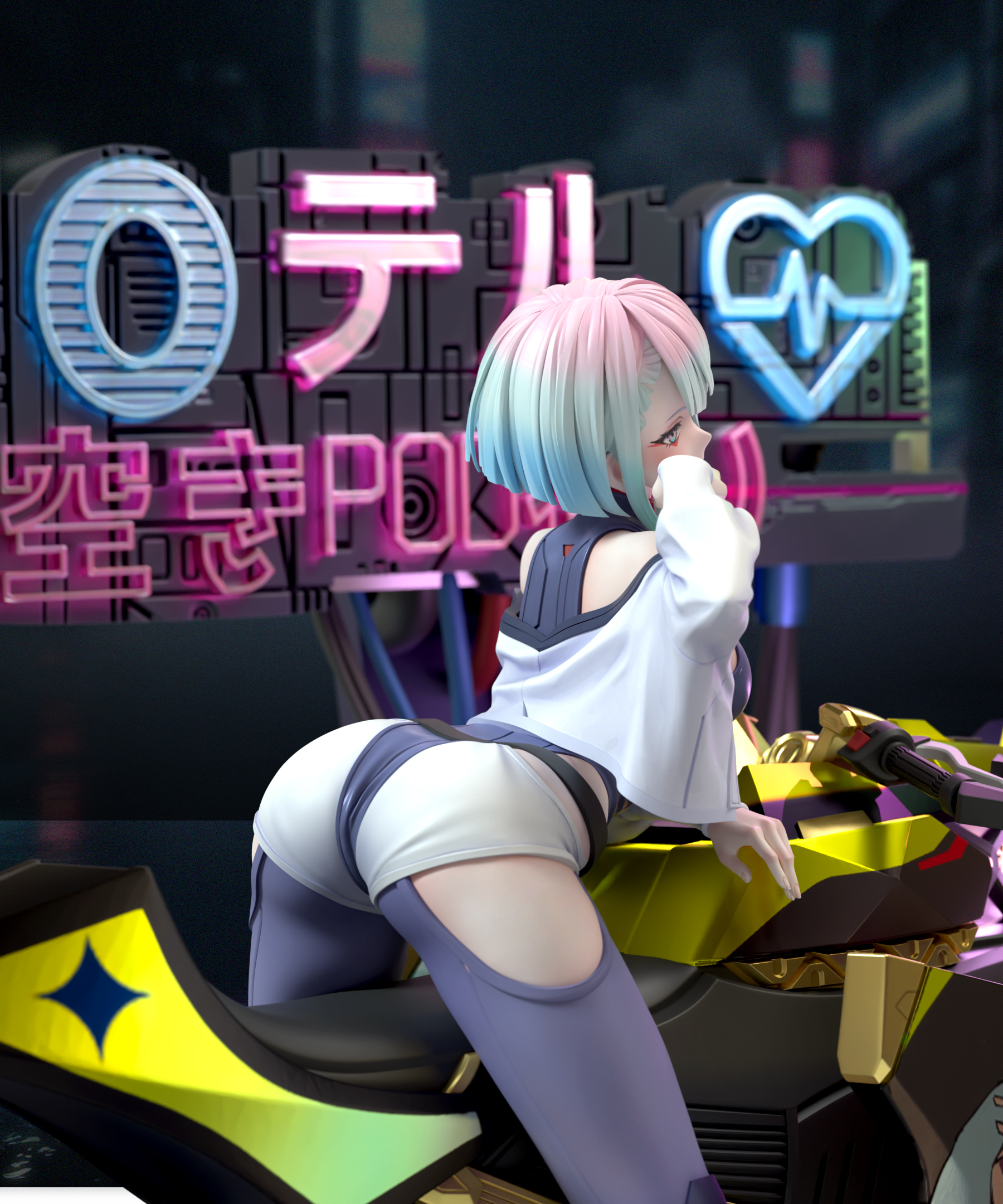【預購】電馭叛客:邊緣行者 摩托露西 X 千本櫻工造5