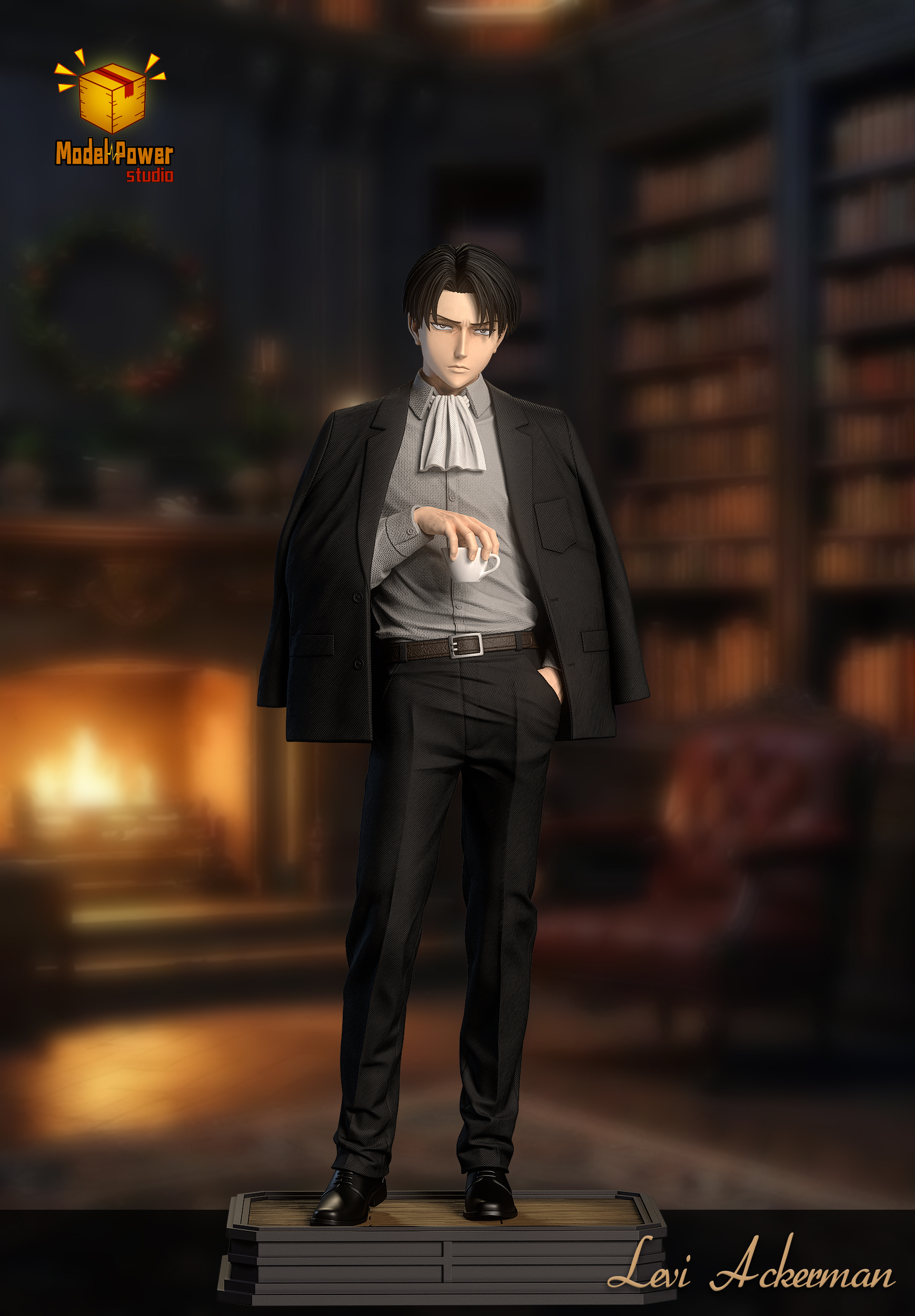 【預購】進擊的巨人 西裝兵長 X Model Power2