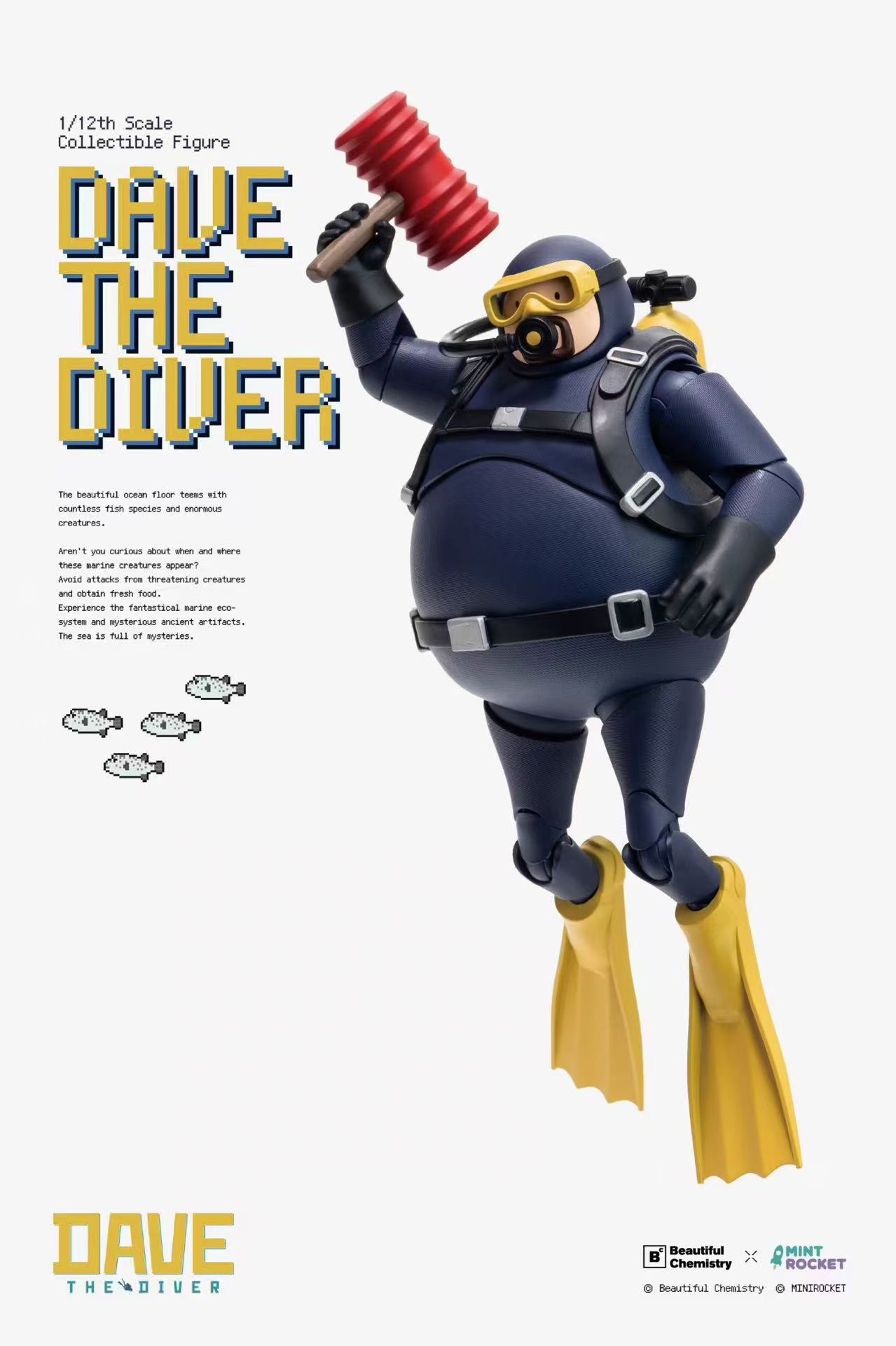 【預購】DAVE THE DIVER 1/12收藏級可動人偶 潛水員戴夫 BC202526 X Beautiful Chemistry7